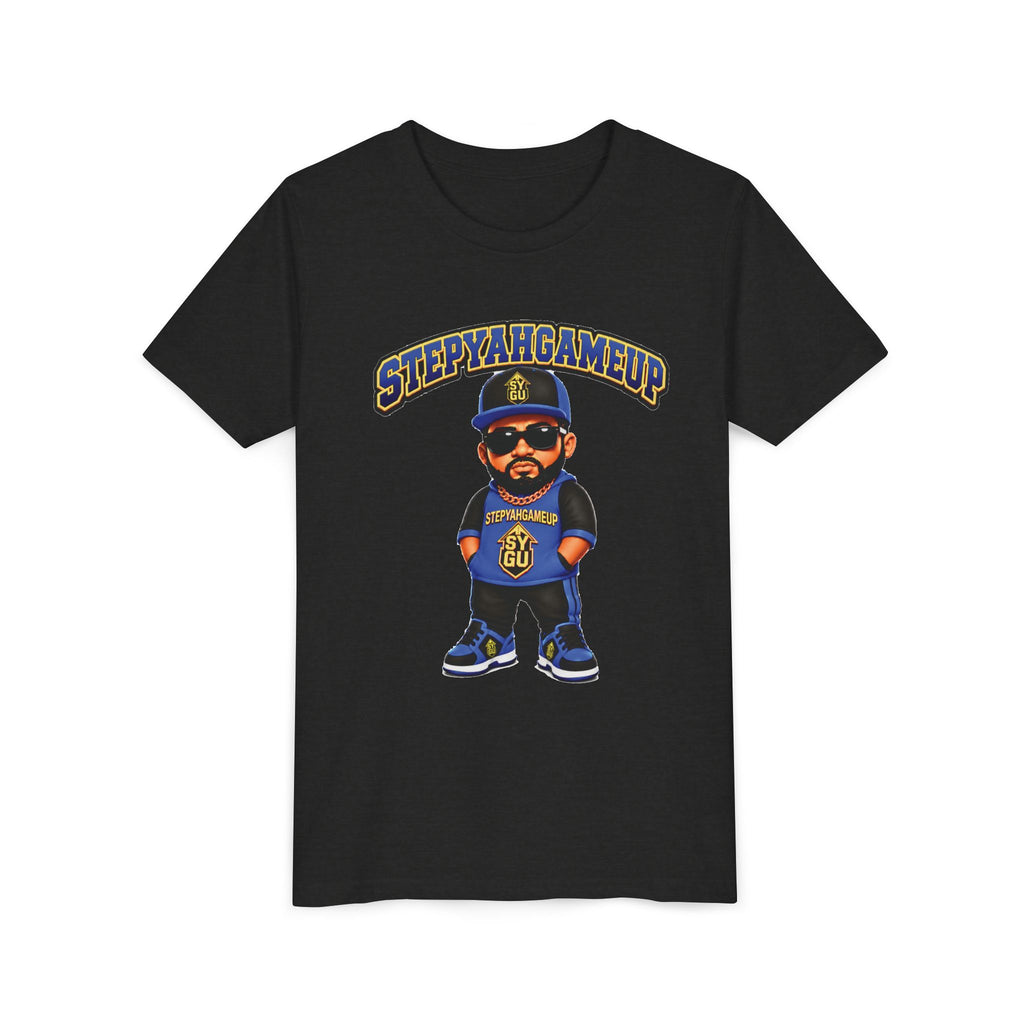 StepYahGameUp — Stumble Step | Hands In Pockets | Unisex Youth Tee