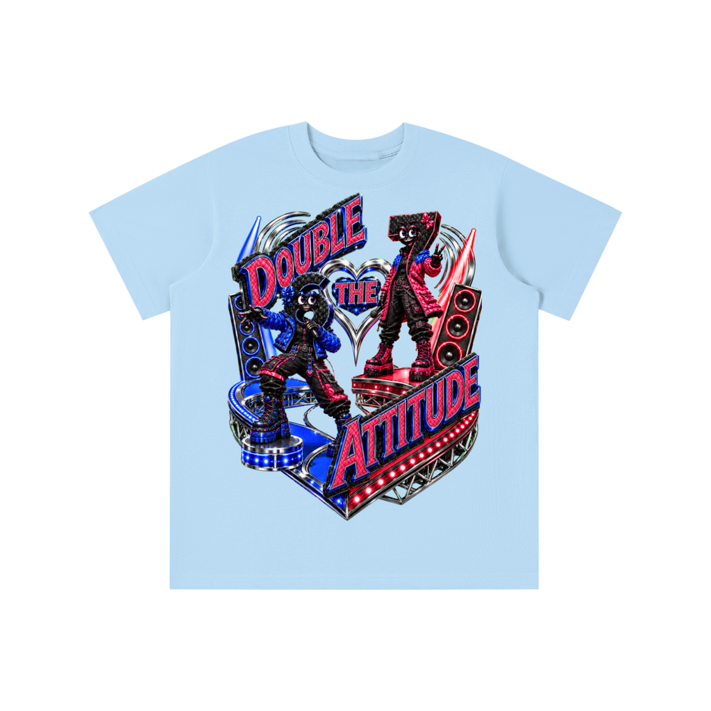 6-7 Street Mode™ Double the Attitude Graphic T-Shirt - Youth Unisex Tee