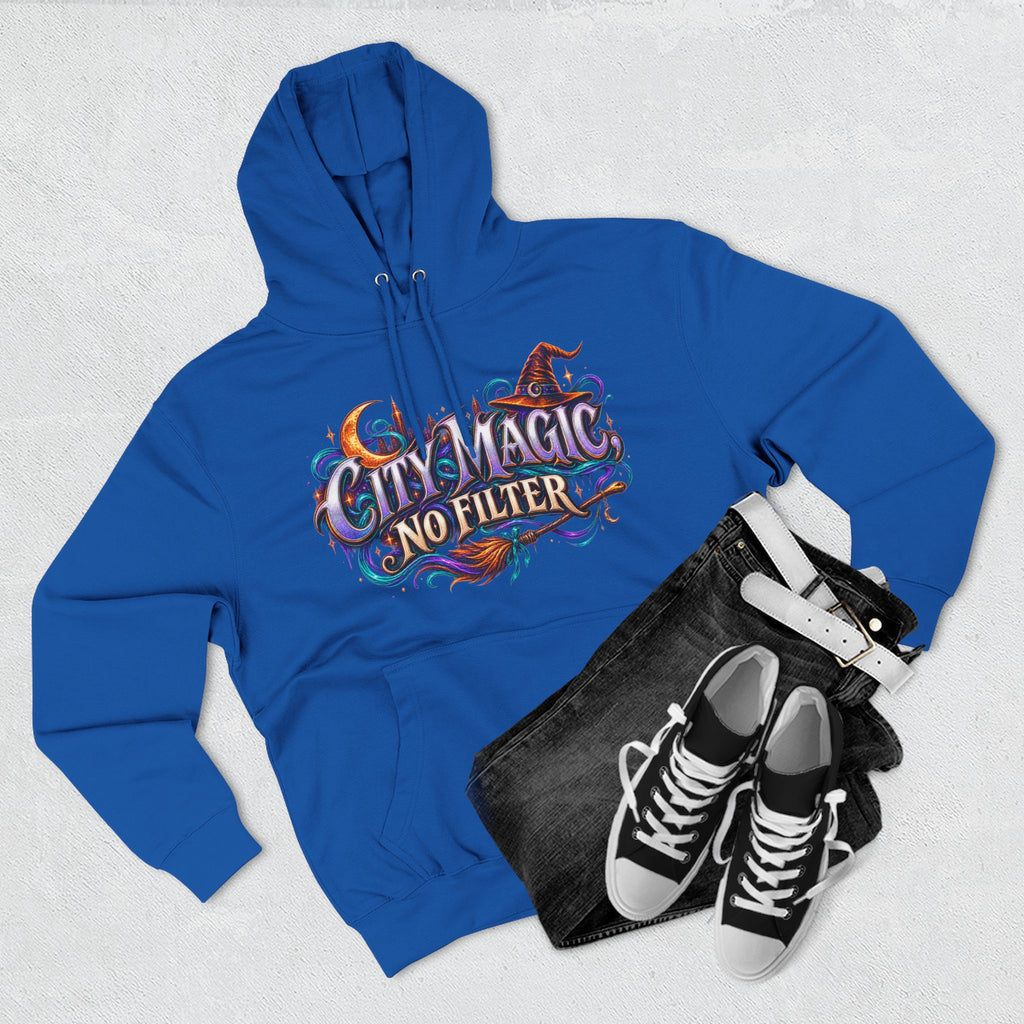 City Magic, No Filter — Urban Witch Halloween Hoodie | Adult Unisex