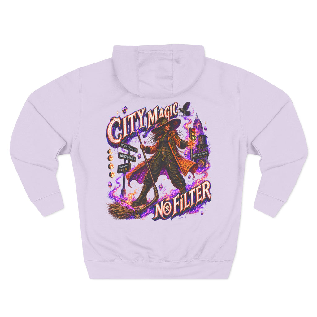City Magic, No Filter — Urban Witch Halloween Hoodie | Adult Unisex