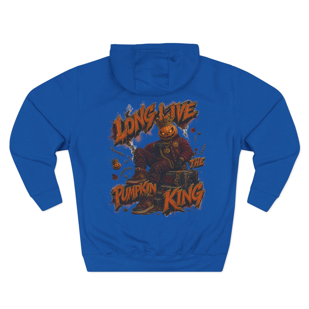 Long Live the Pumpkin King — Pumpkin Street Royalty Halloween Hoodie | Adult Unisex