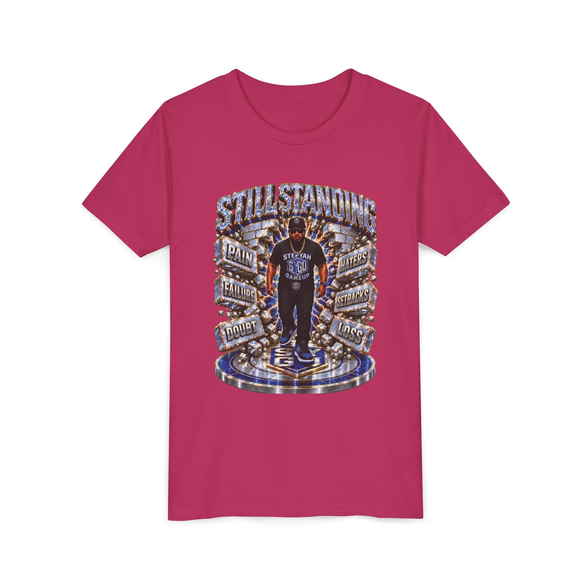 StepYahGameUp — Still Standing | Youth Tee