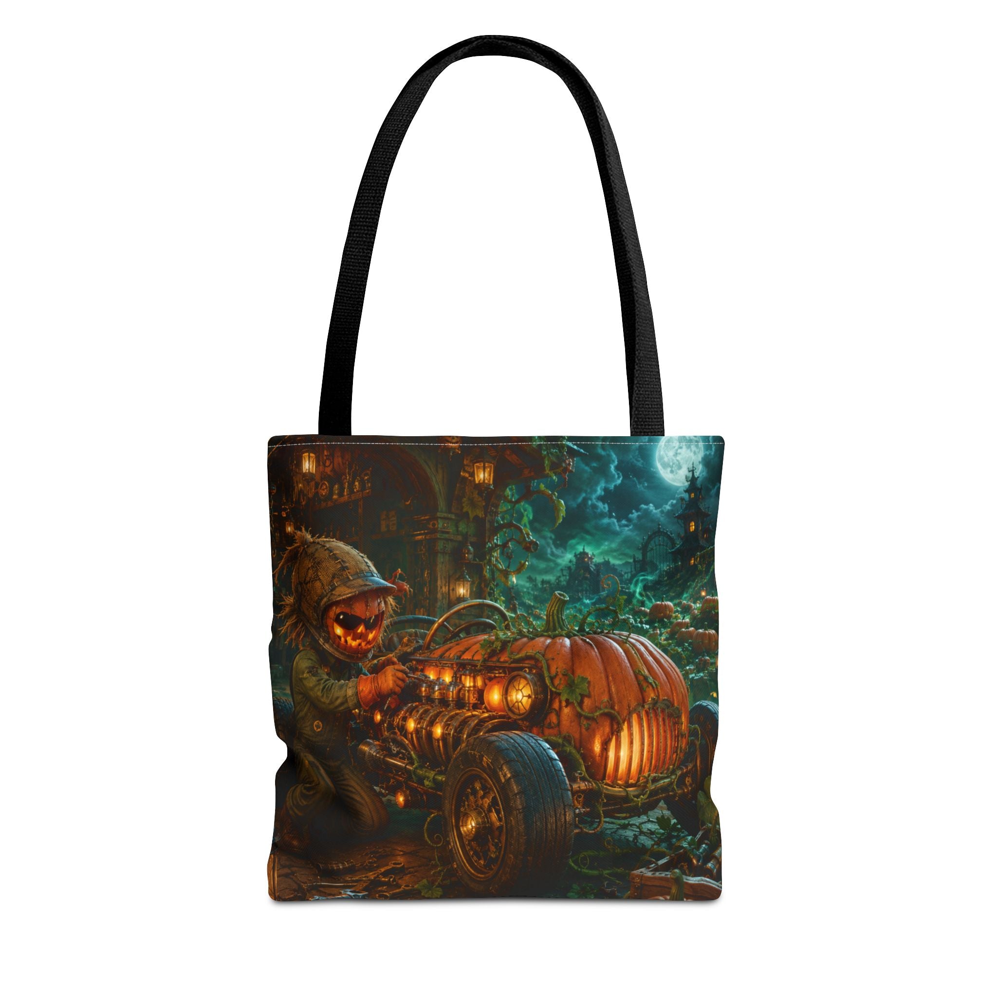 Halloween Tote Bag — Pumpkin Patch Mechanic