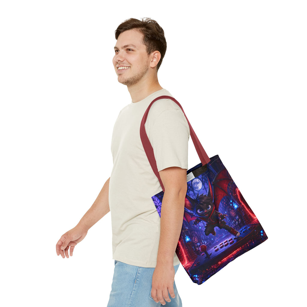 Halloween Tote Bag — Midnight Bat Arcade