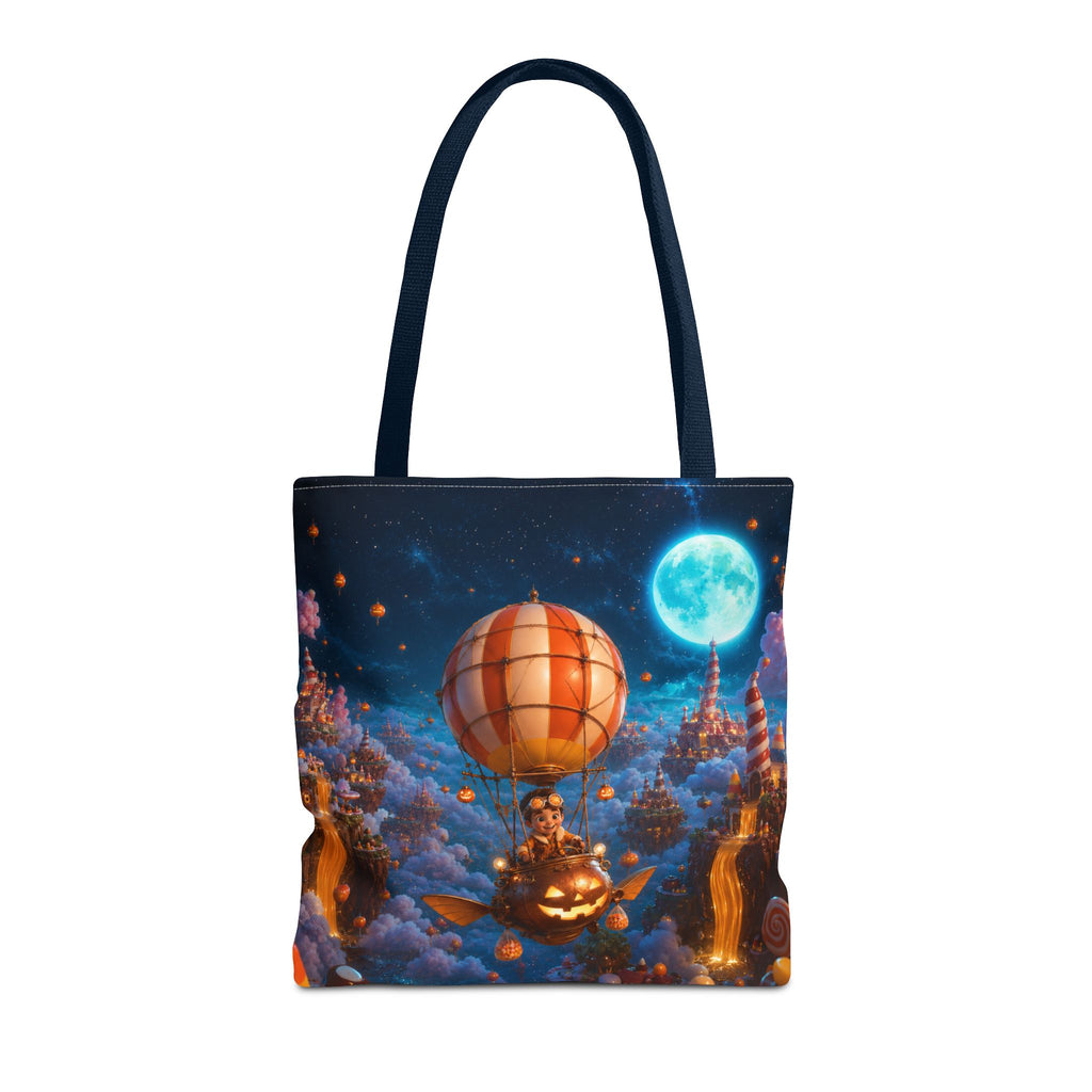 Halloween Tote Bag — Candy Corn Sky Captain