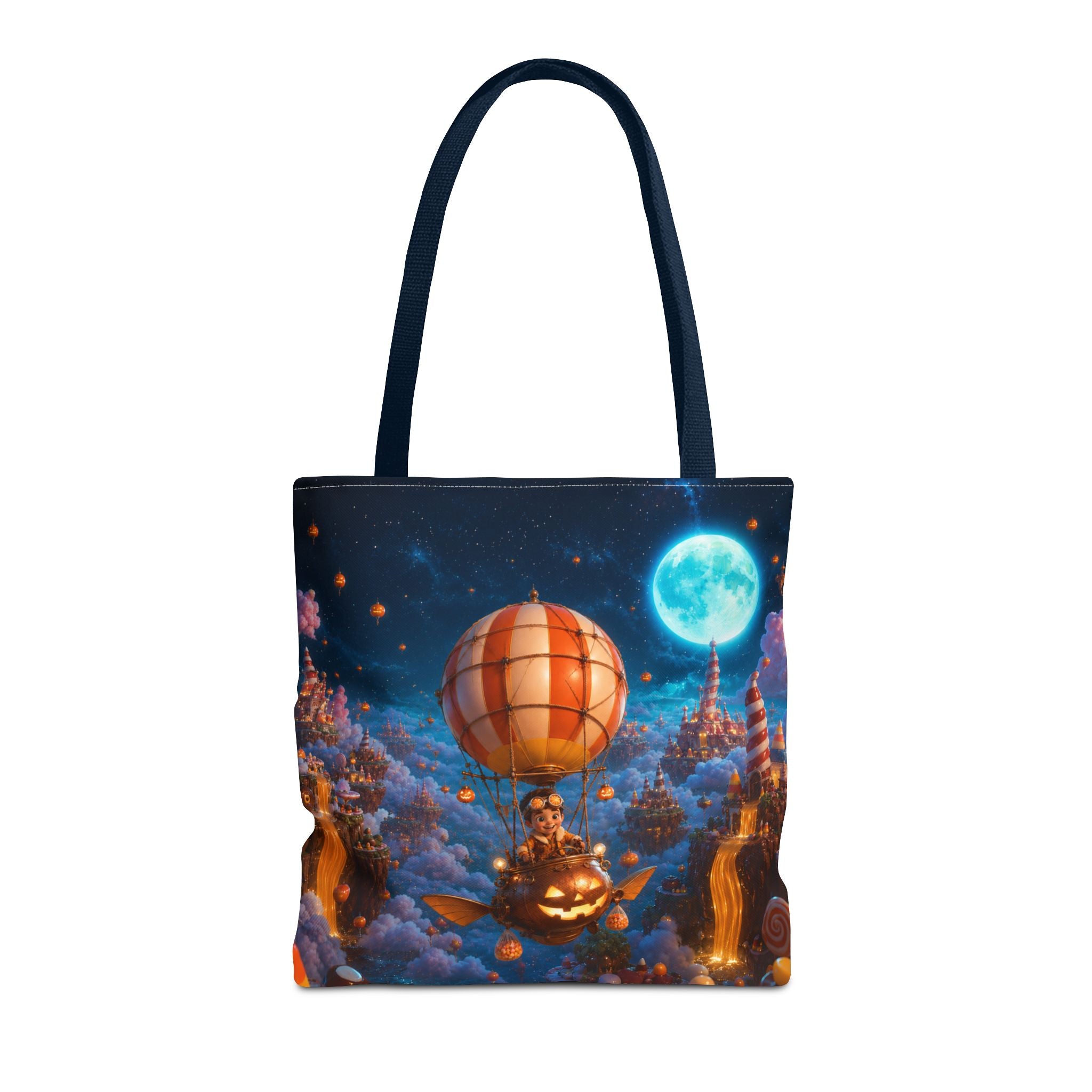 Halloween Tote Bag — Candy Corn Sky Captain