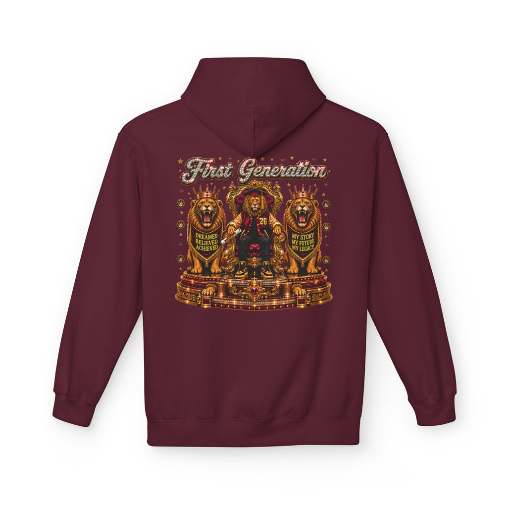 The King Miko Unisex   Hoodie — Class of 2026 | First Generation Graduate