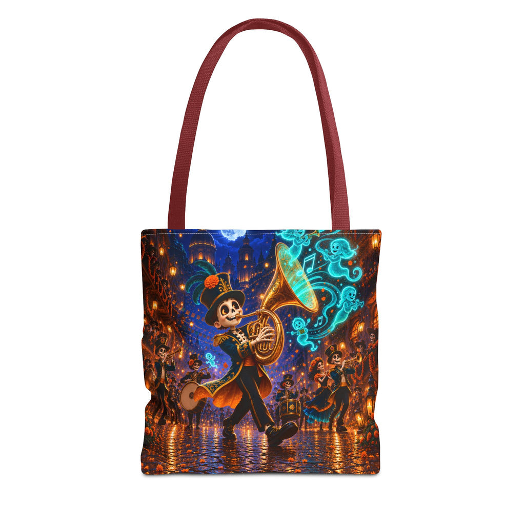 Halloween Tote Bag — Skeleton Brass Parade