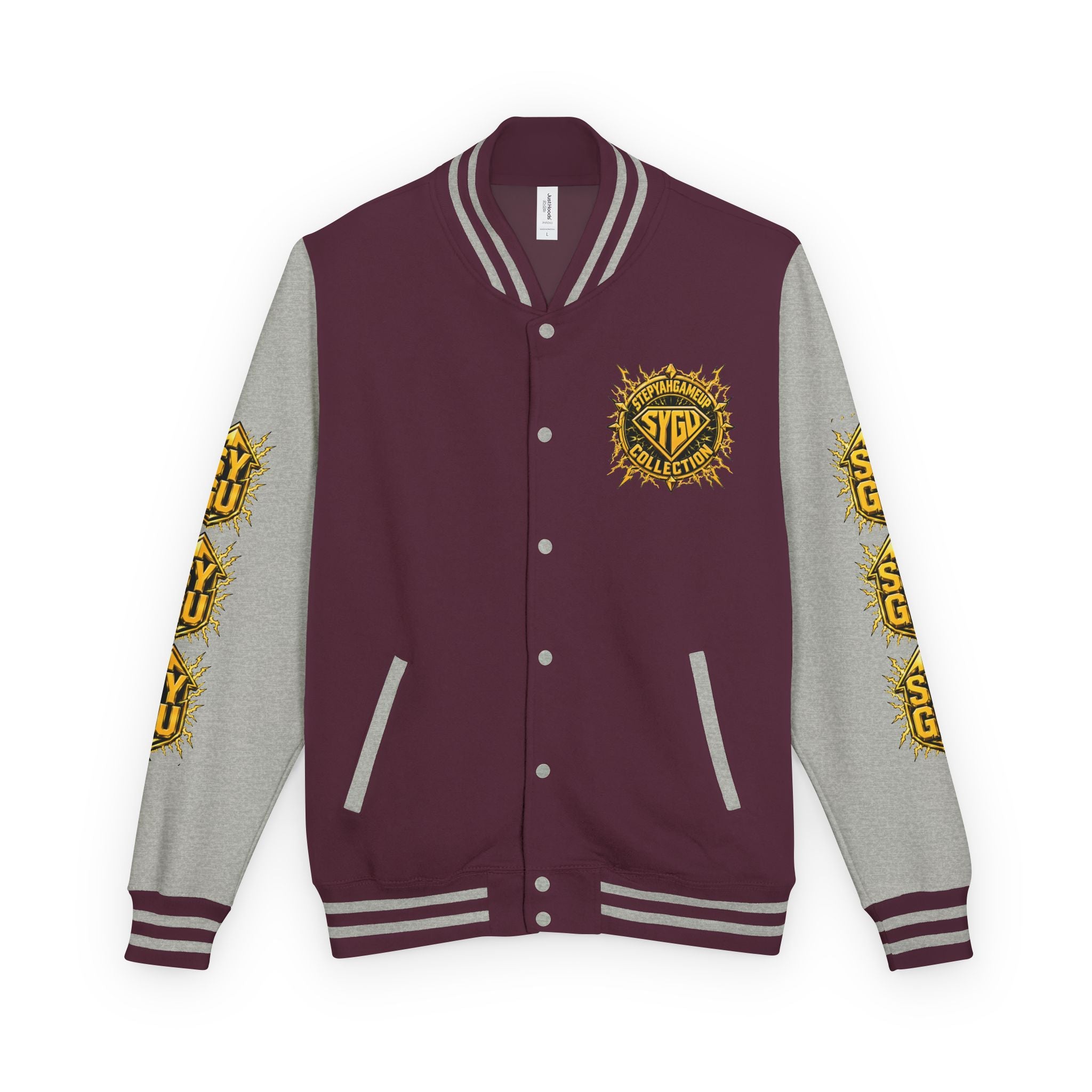 StepYahGameUp — Game On!!!! | Unisex Letterman Jacket