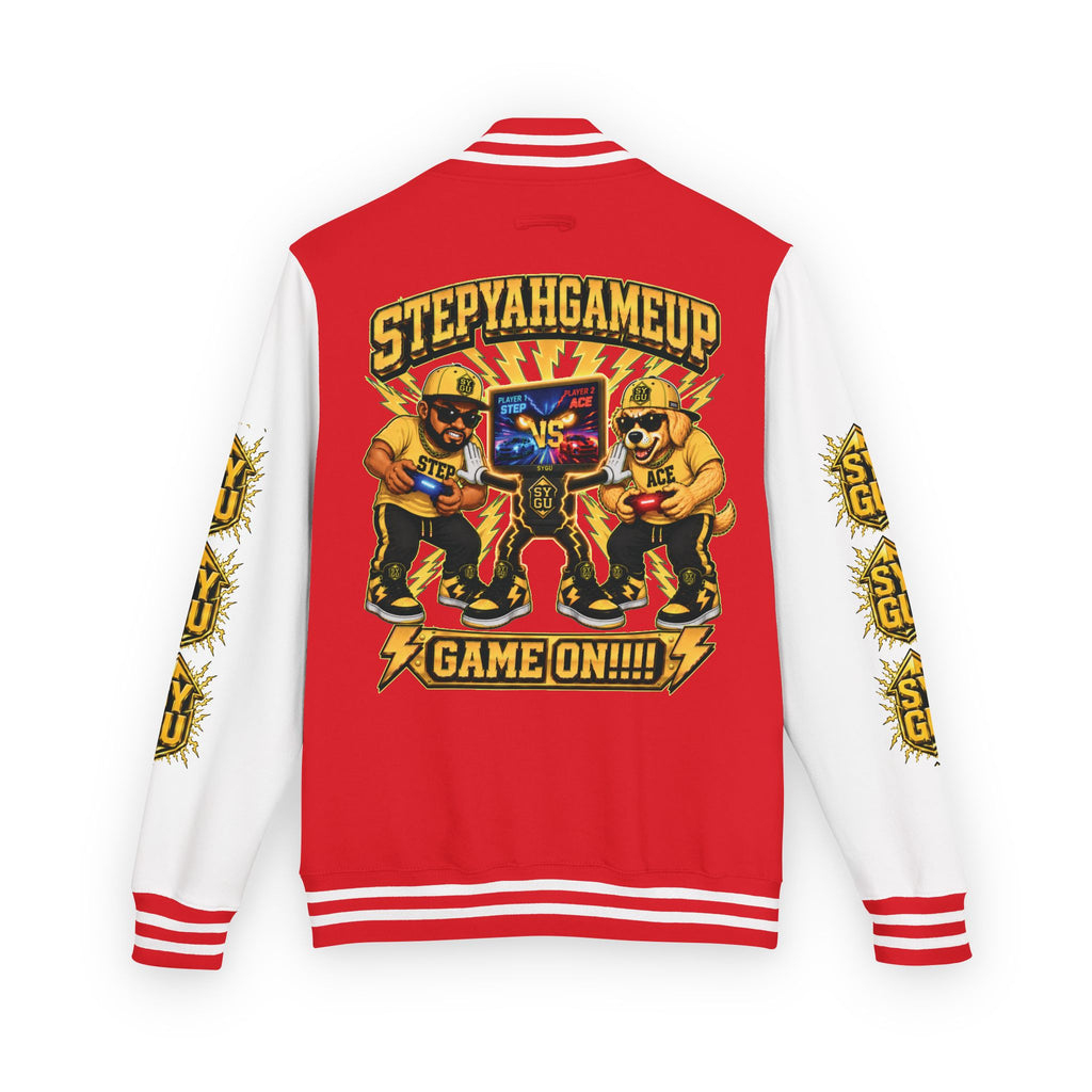 StepYahGameUp — Game On!!!! | Unisex Letterman Jacket