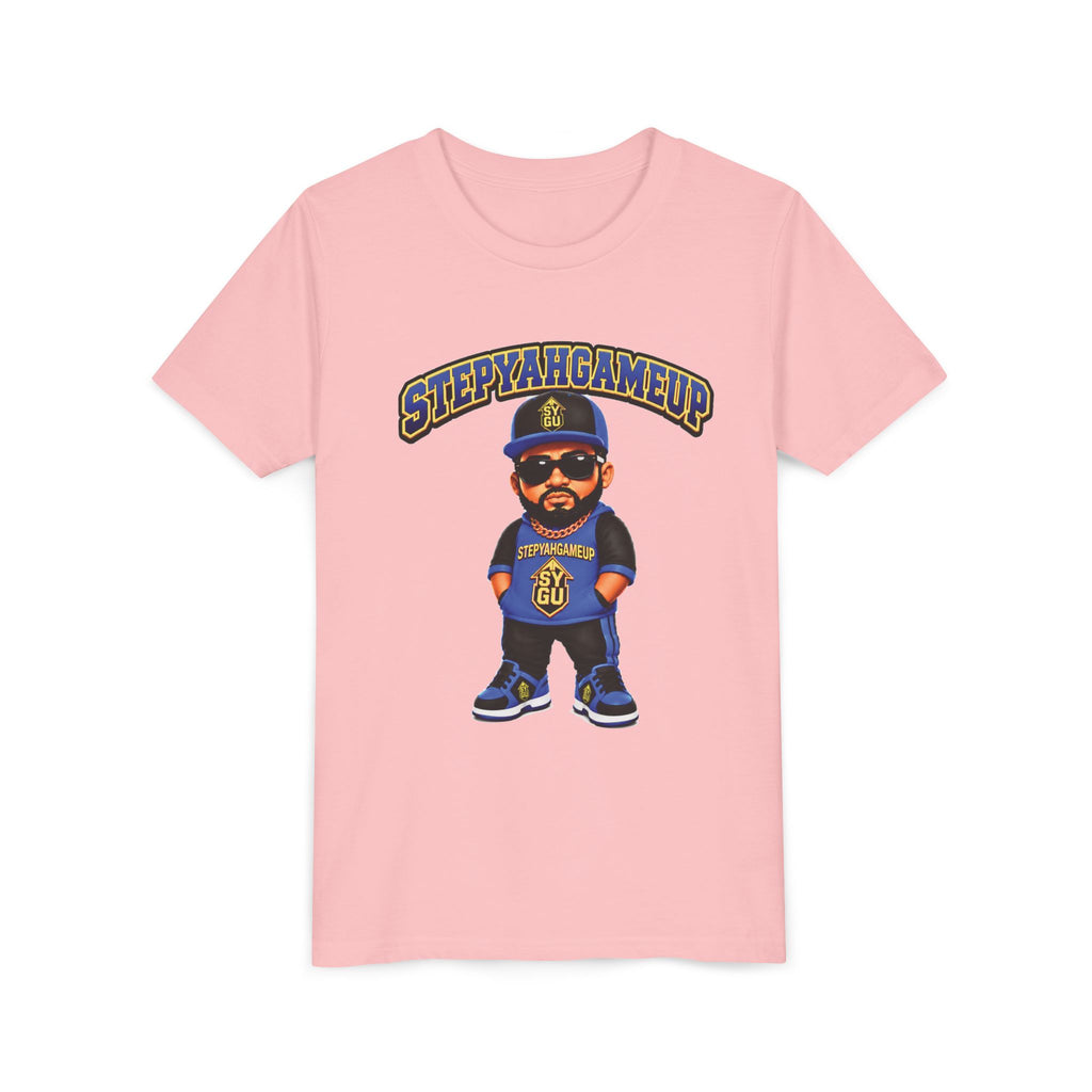 StepYahGameUp — Stumble Step | Hands In Pockets | Unisex Youth Tee