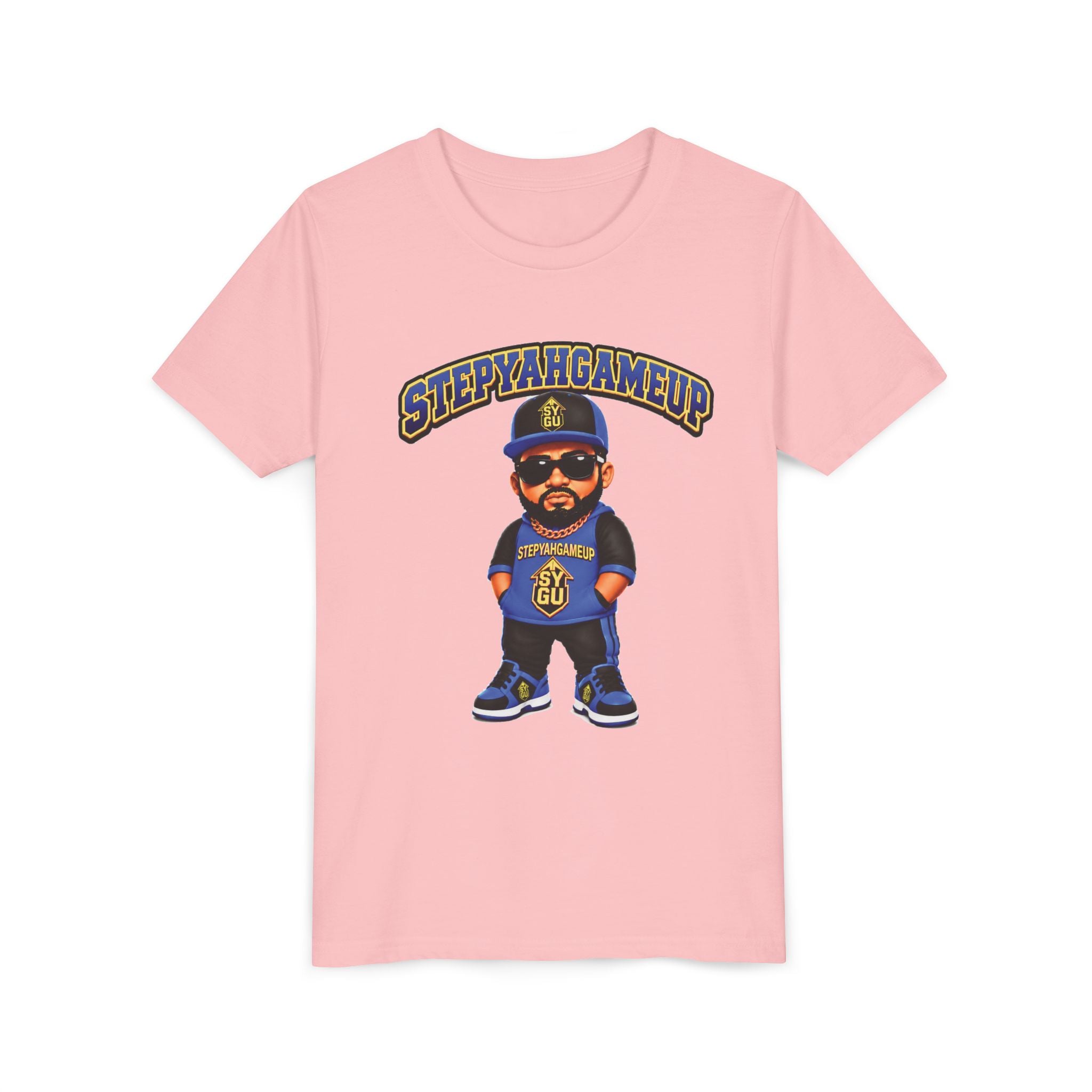 StepYahGameUp — Stumble Step | Hands In Pockets | Unisex Youth Tee