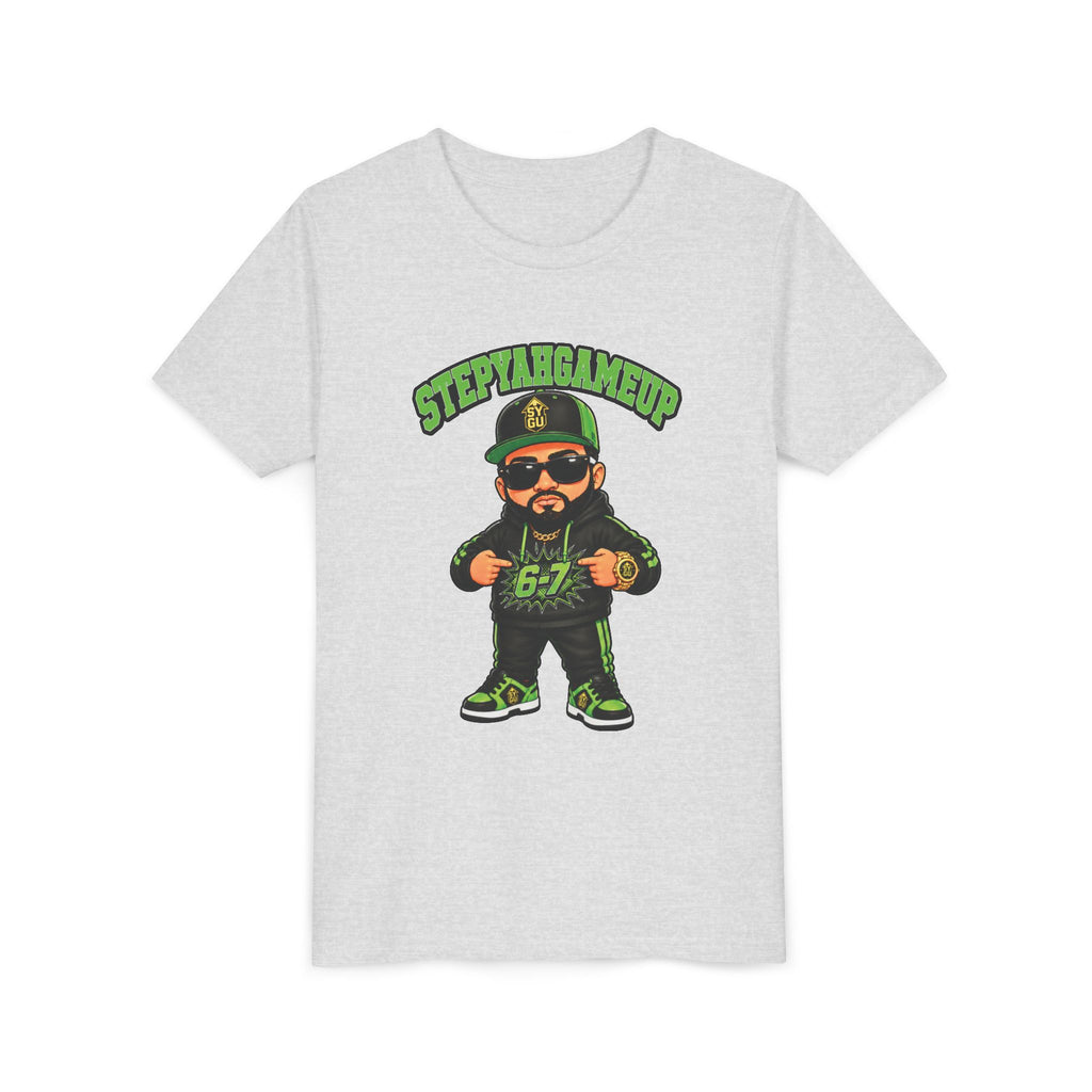 StepYahGameUp — Stumble Step 6-7 | Green Edition | Unisex Youth Tee
