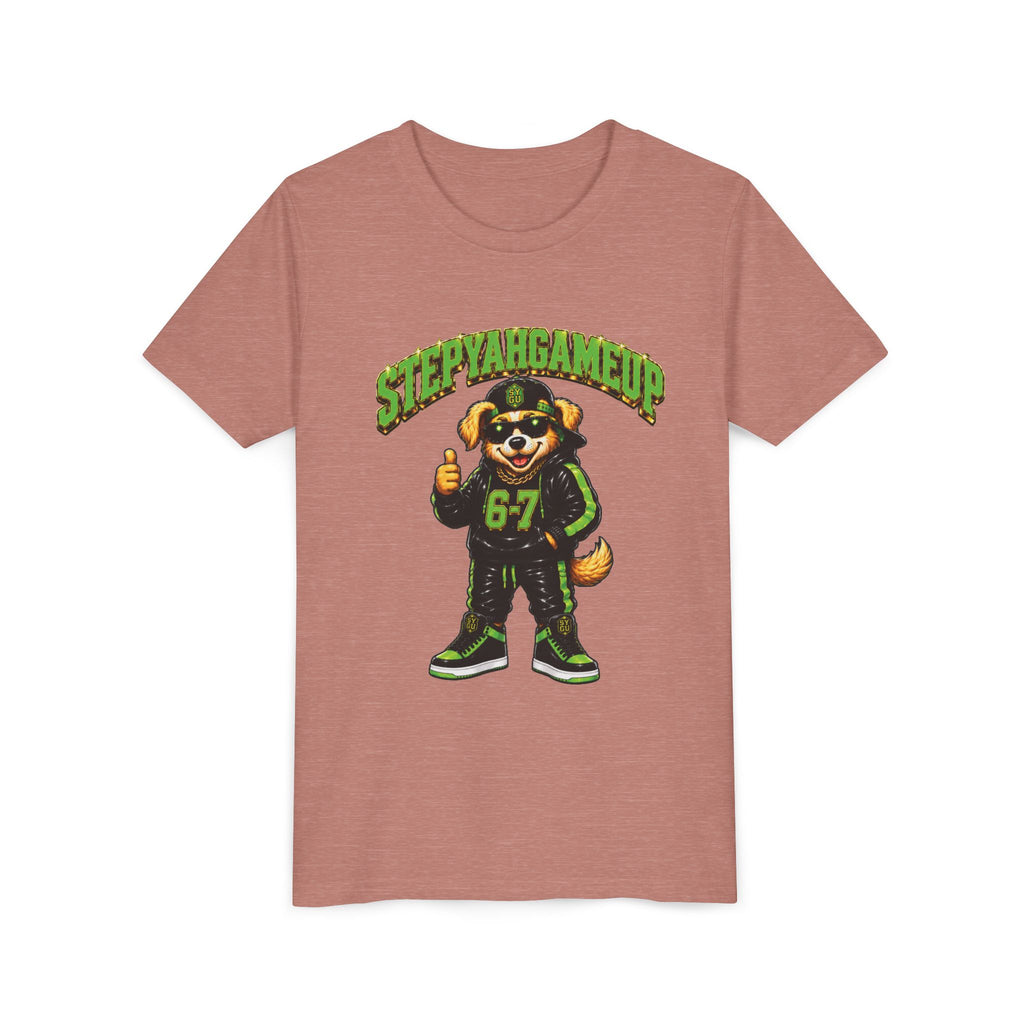 StepYahGameUp — SYGU Dog | 6-7 Green Edition | Unisex Youth Tee