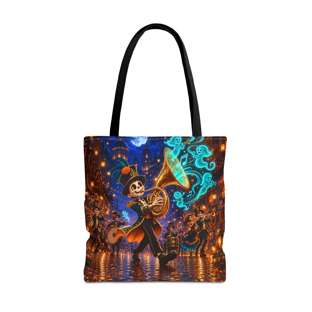 Halloween Tote Bag — Skeleton Brass Parade