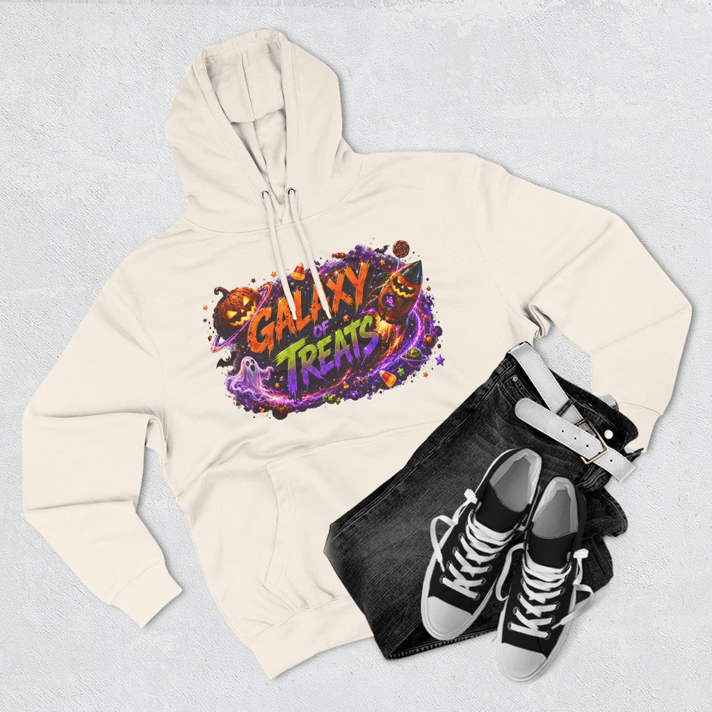 "Galaxy of Treats — Trick or Treat Galaxy Halloween Hoodie | Adult Unisex"