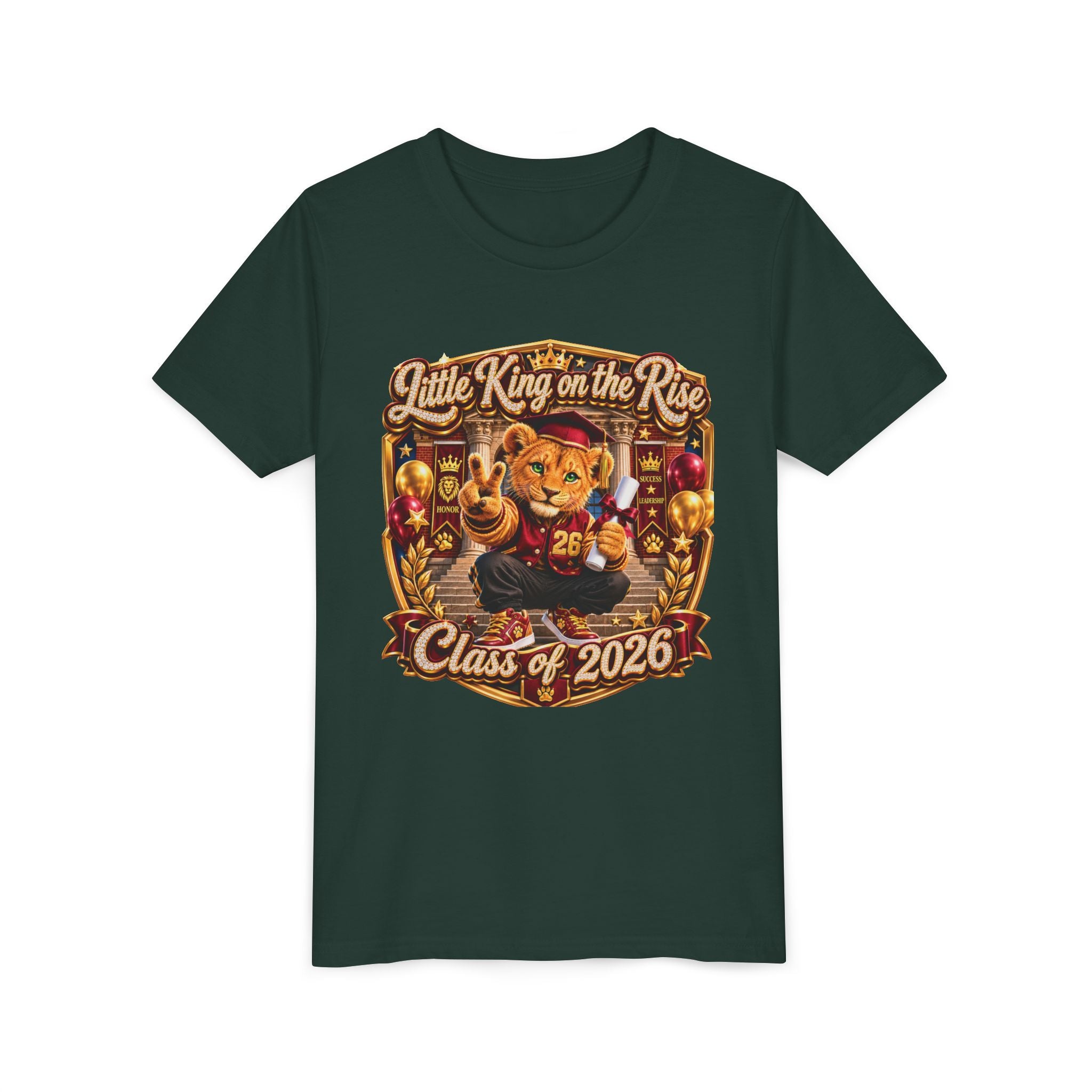 Little King Miko Unisex   Youth Tee — Little King on the Rise