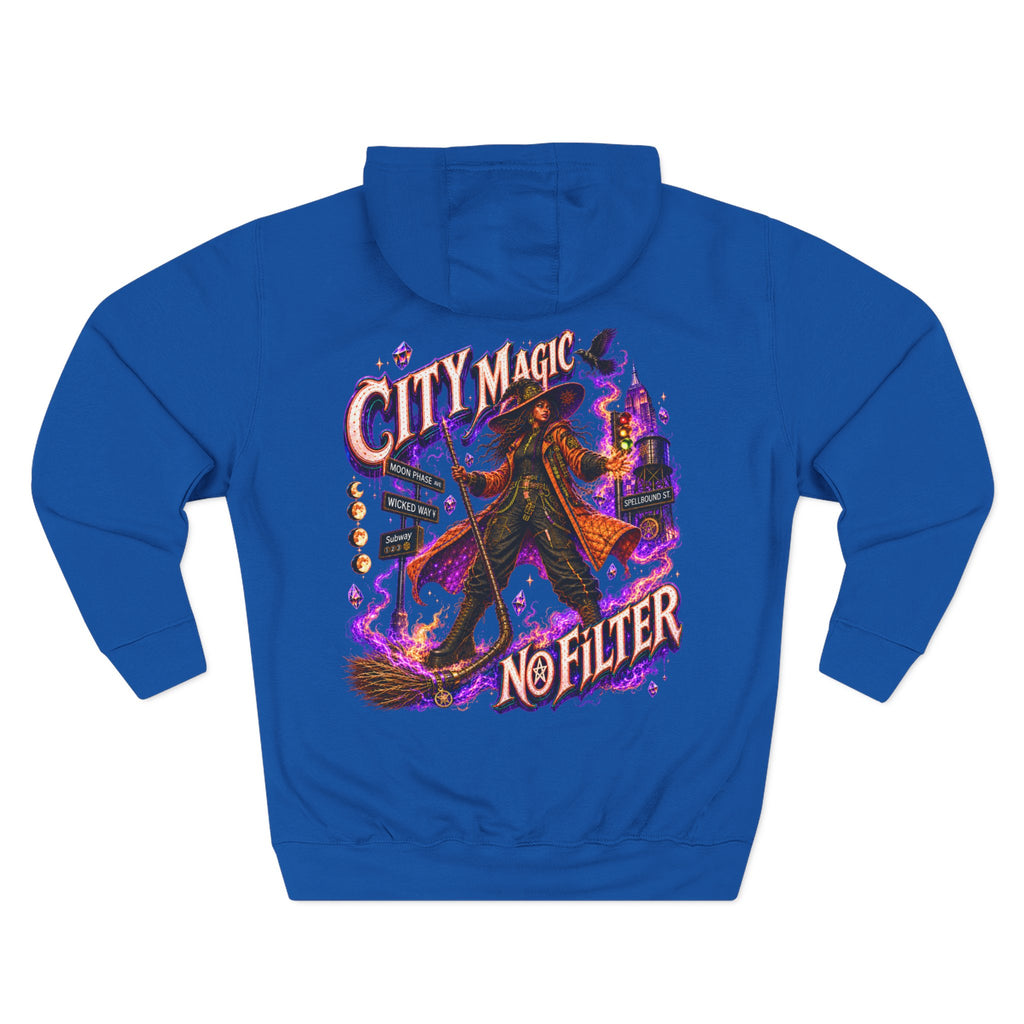 City Magic, No Filter — Urban Witch Halloween Hoodie | Adult Unisex