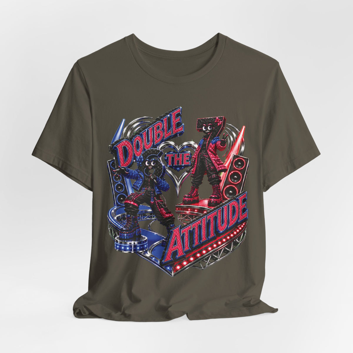 6-7: Double the Attitude | Adult Unisex Tee
