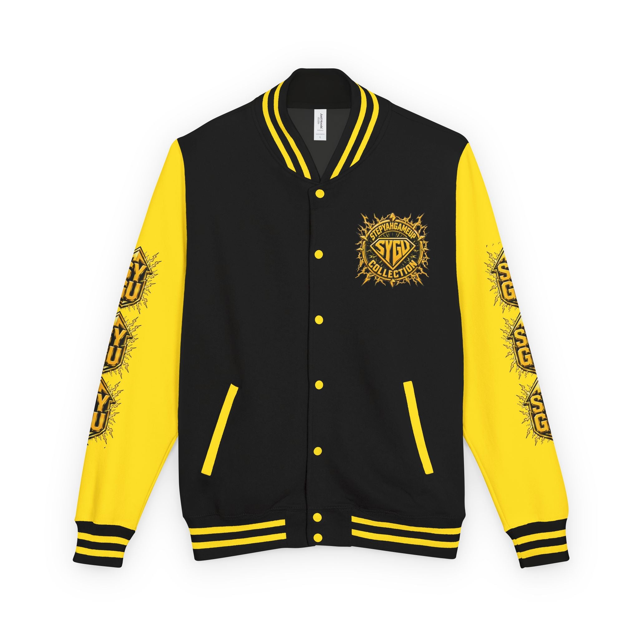 StepYahGameUp — Game On!!!! | Unisex Letterman Jacket