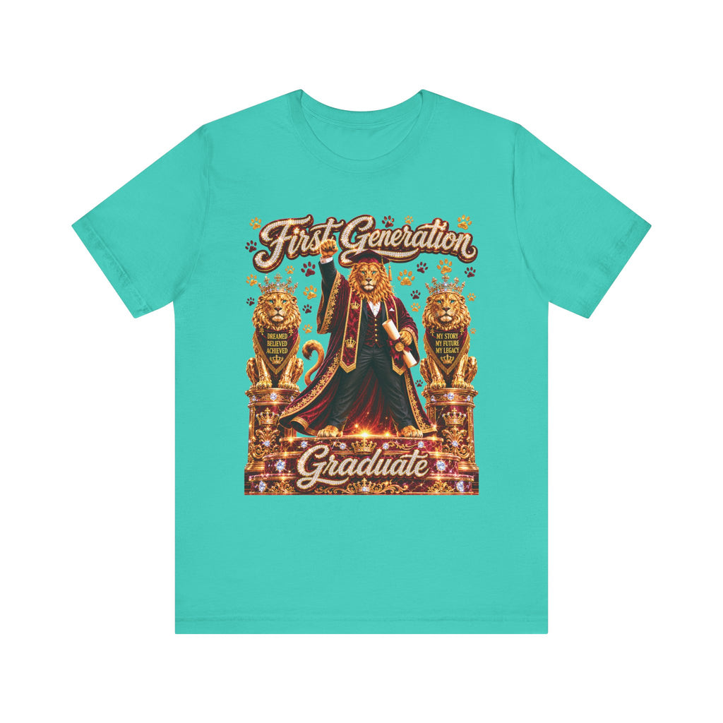 The King Miko Unisex Tee — First Generation Graduate