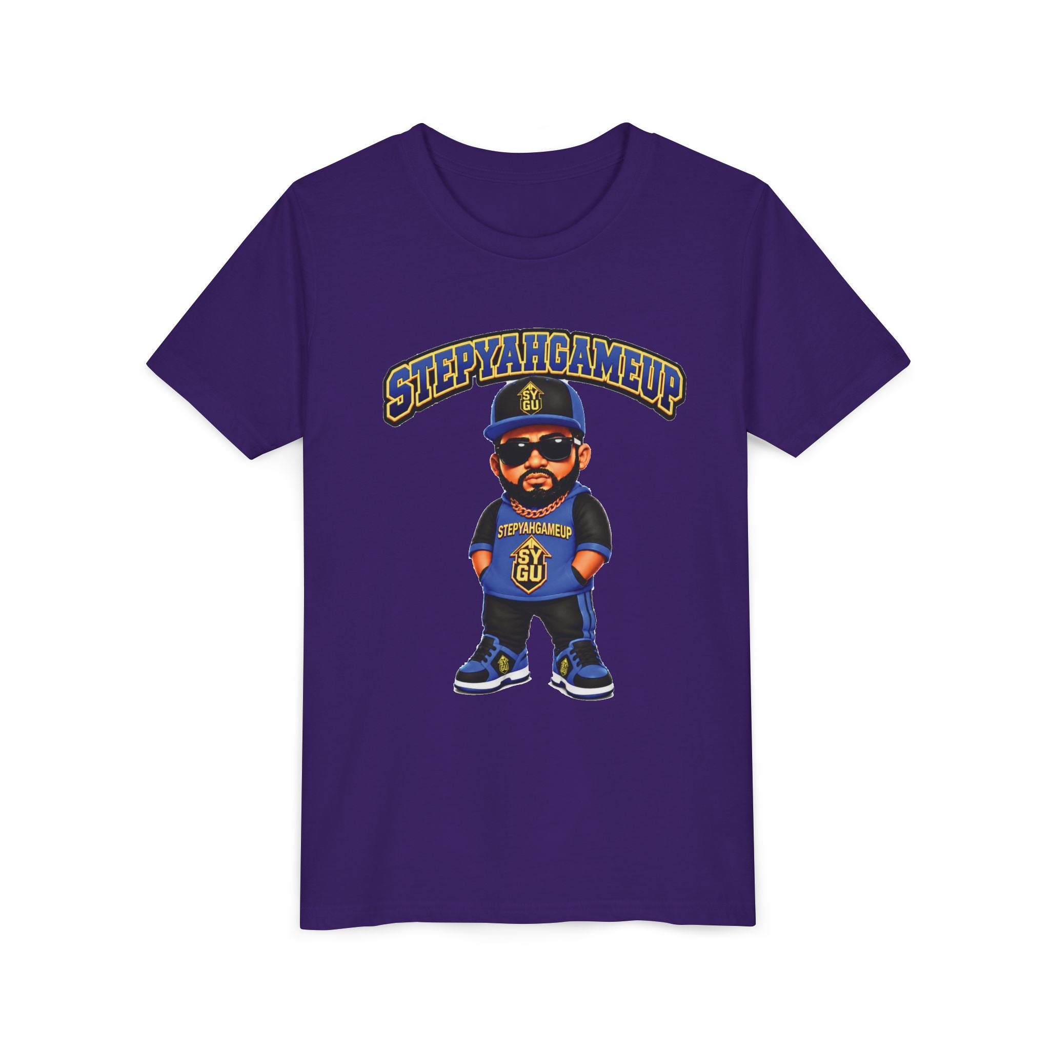 StepYahGameUp — Stumble Step | Hands In Pockets | Unisex Youth Tee