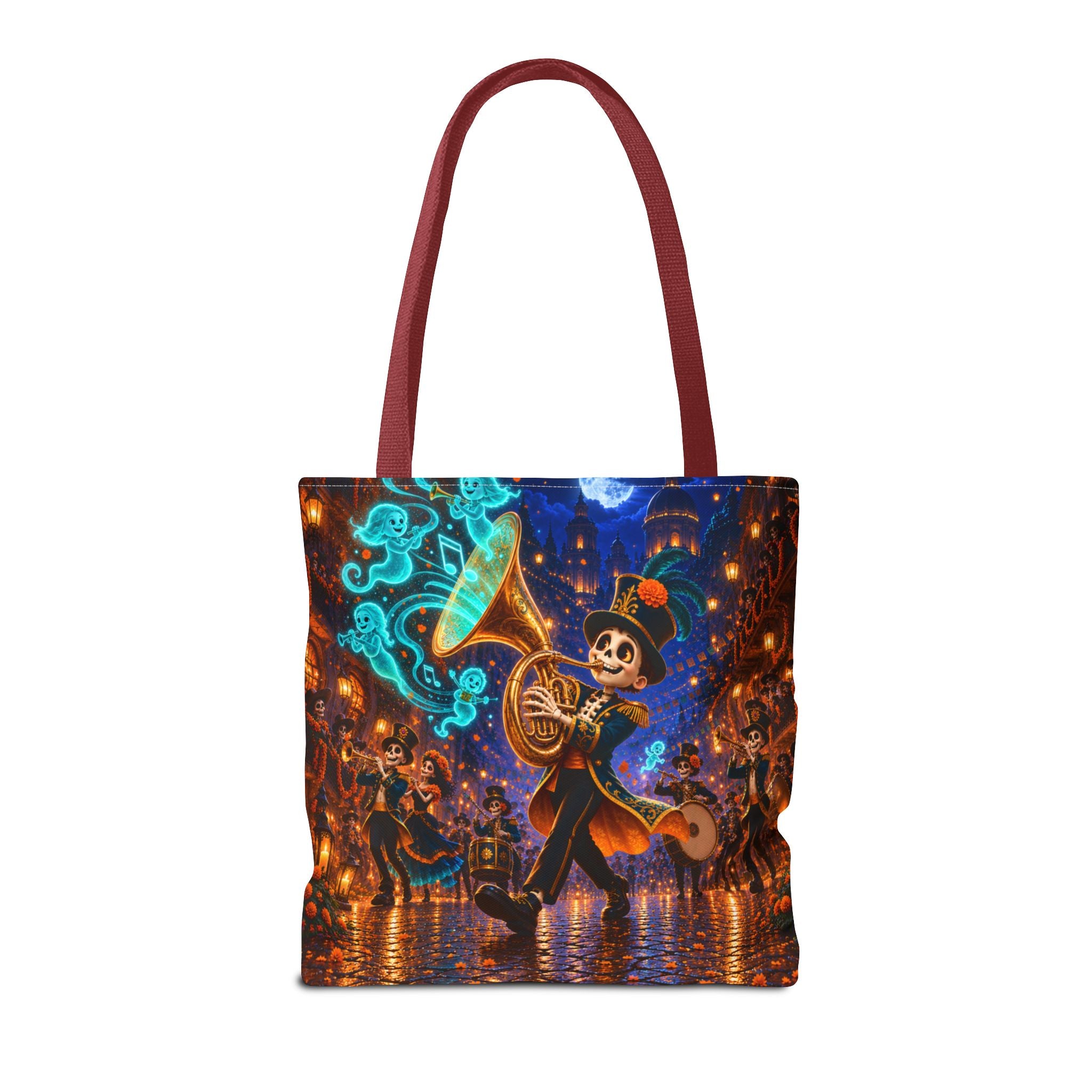 Halloween Tote Bag — Skeleton Brass Parade