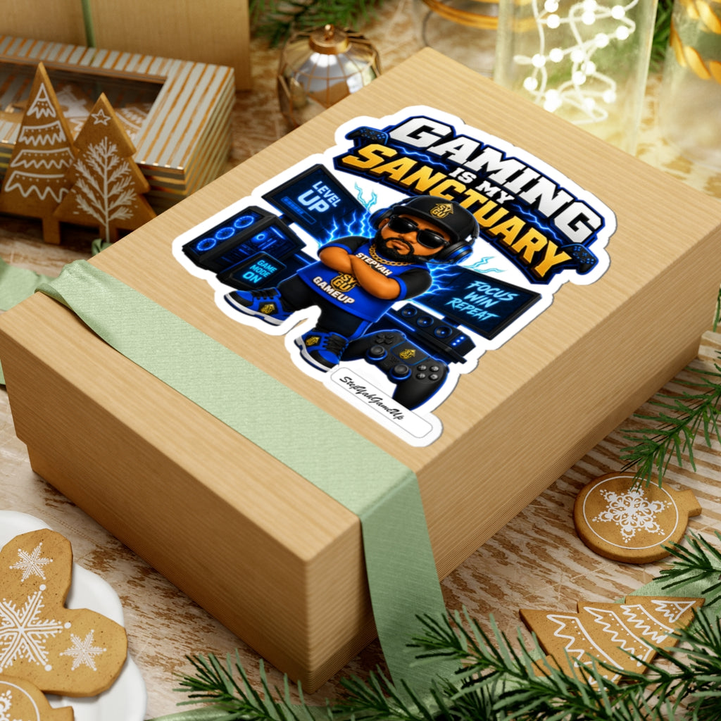 🎮 Gaming Is My Sanctuary | Kiss-Cut Sticker