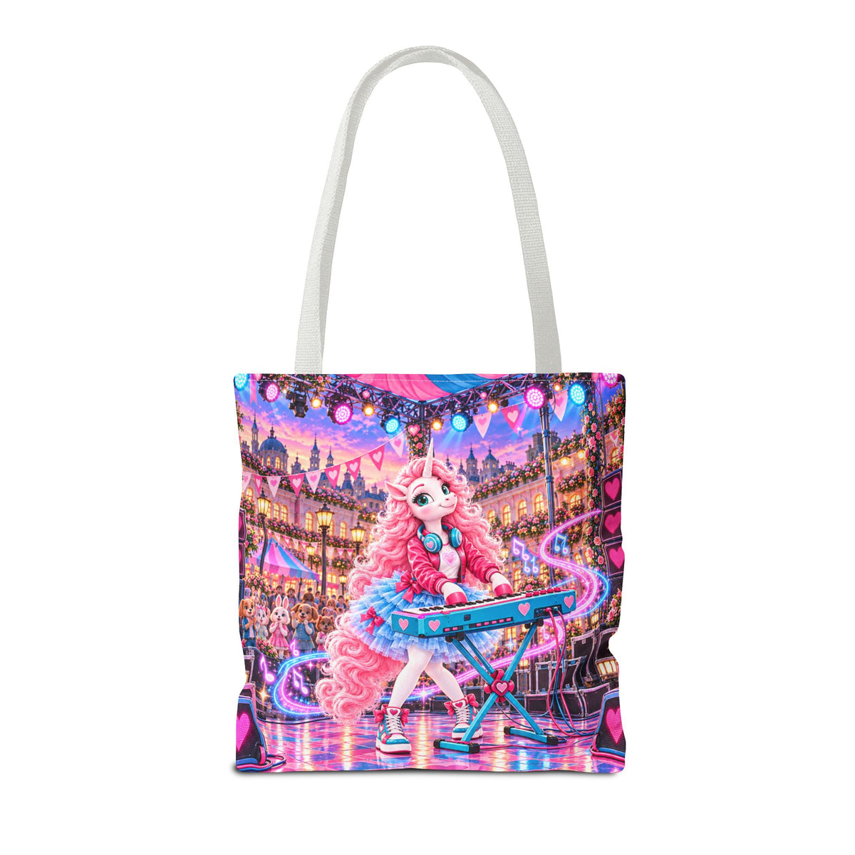 Umyrica Magical Collection™ Dance to Your Own Magic Unicorn Tote Bag - Musical Carryall