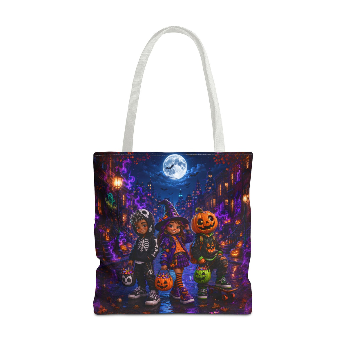 Halloween Tote Bag — Midnight Trick-or-Treat Crew
