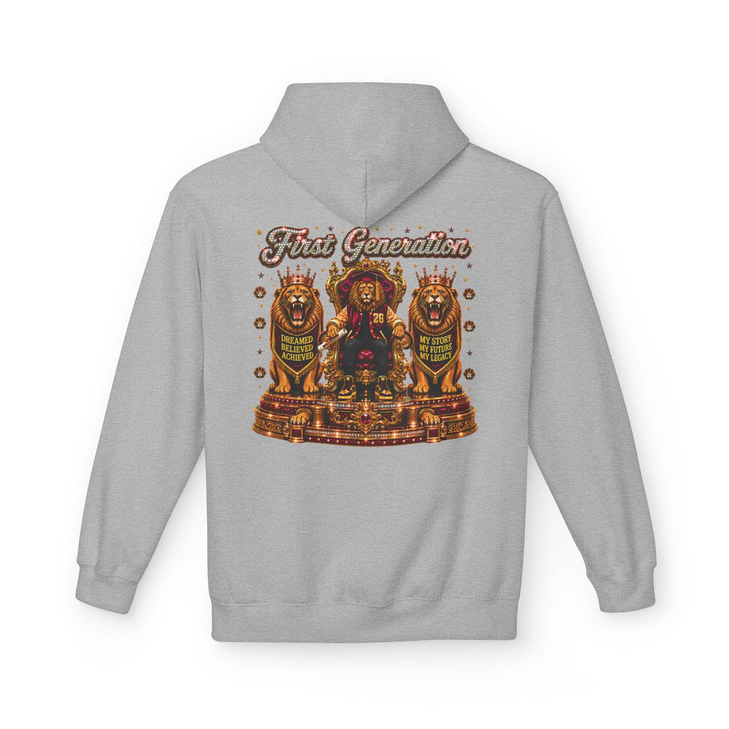 The King Miko Unisex   Hoodie — Class of 2026 | First Generation Graduate