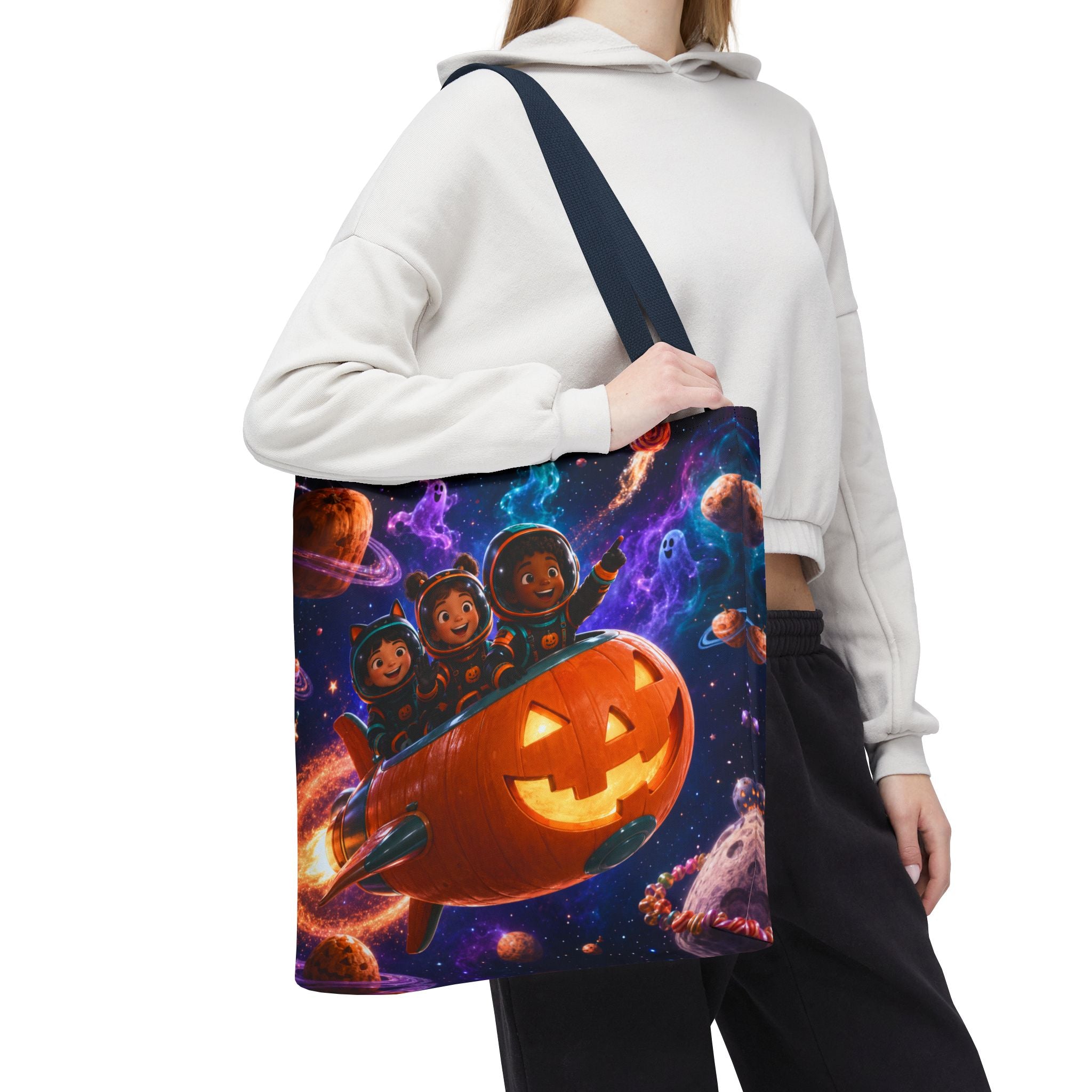 Halloween Tote Bag — Trick or Treat Galaxy