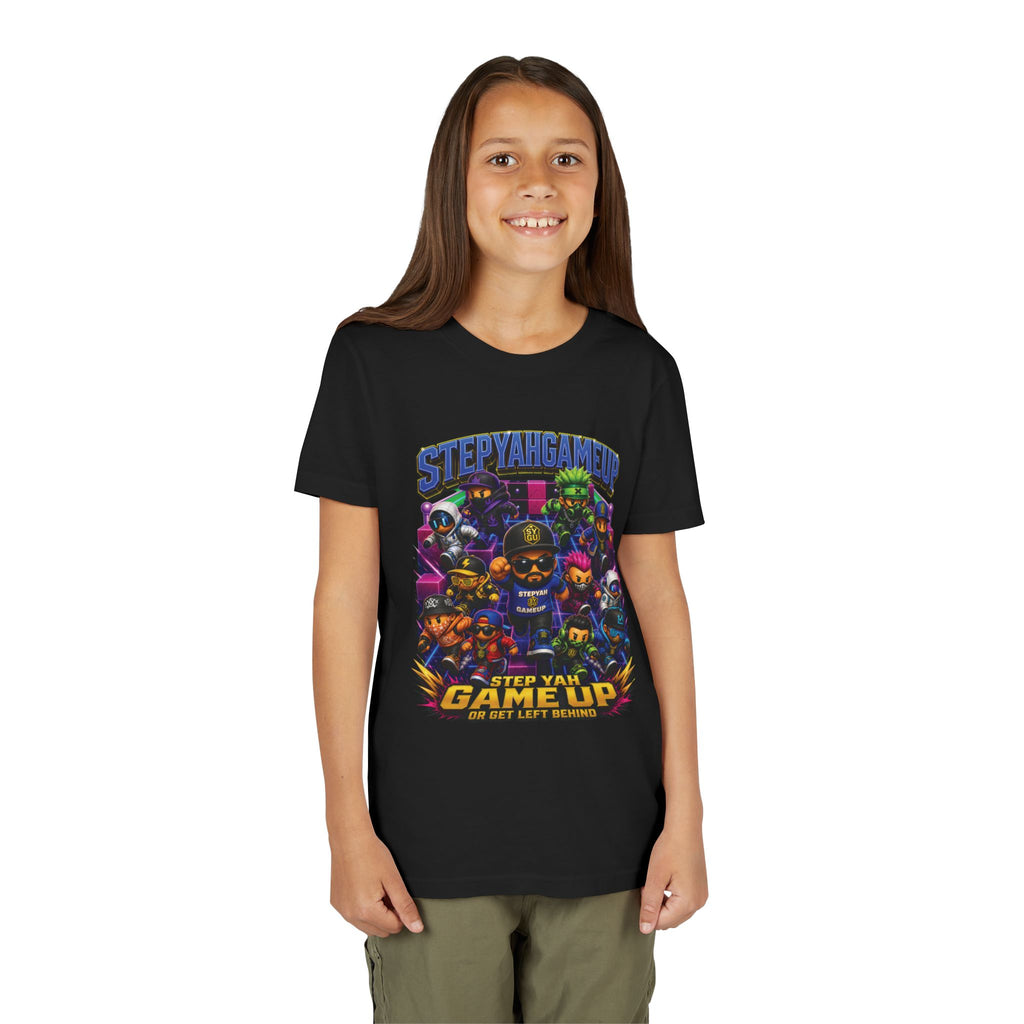 Step Yah Game Up Or Get Left Behind | Unisex Youth Tee