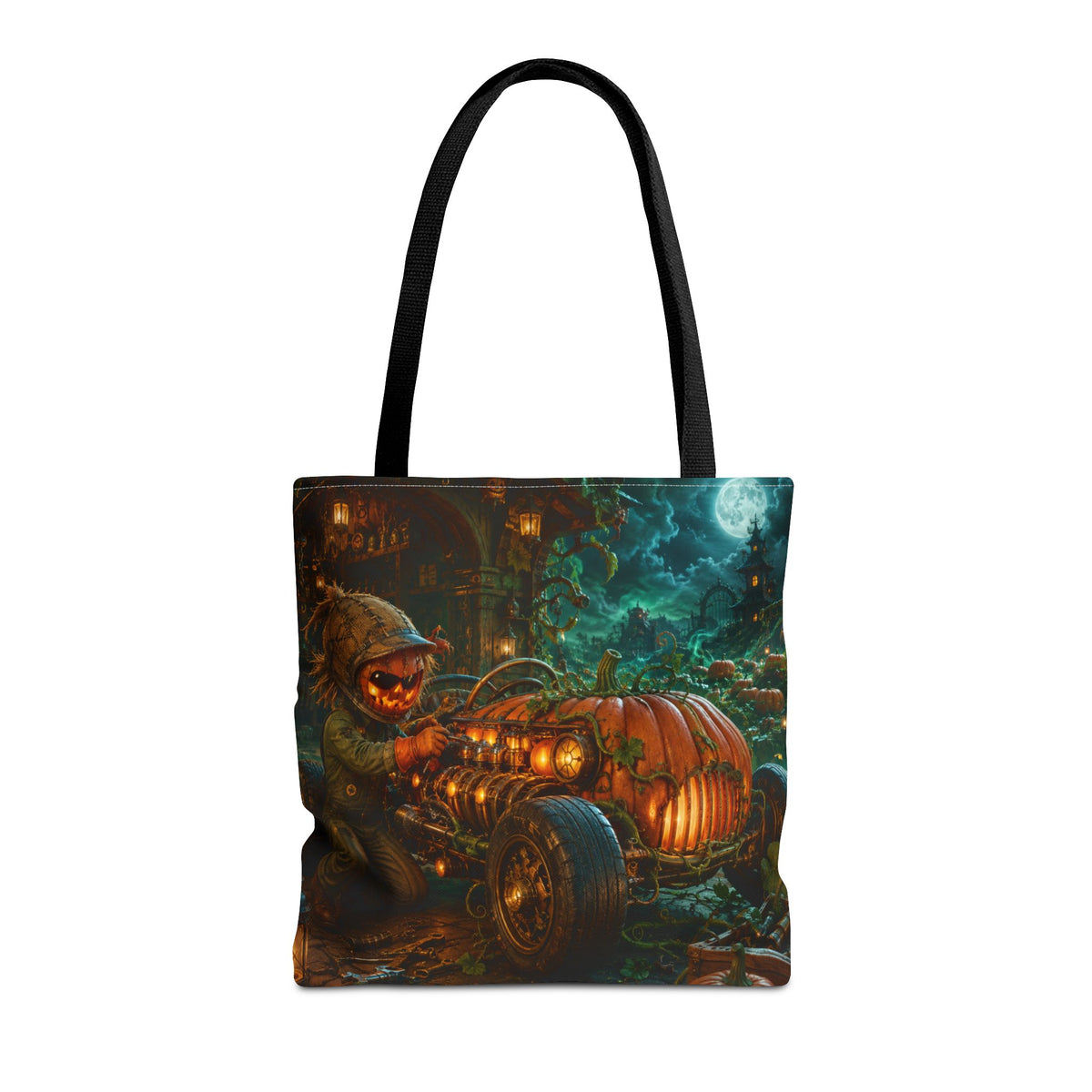 Halloween Tote Bag — Pumpkin Patch Mechanic