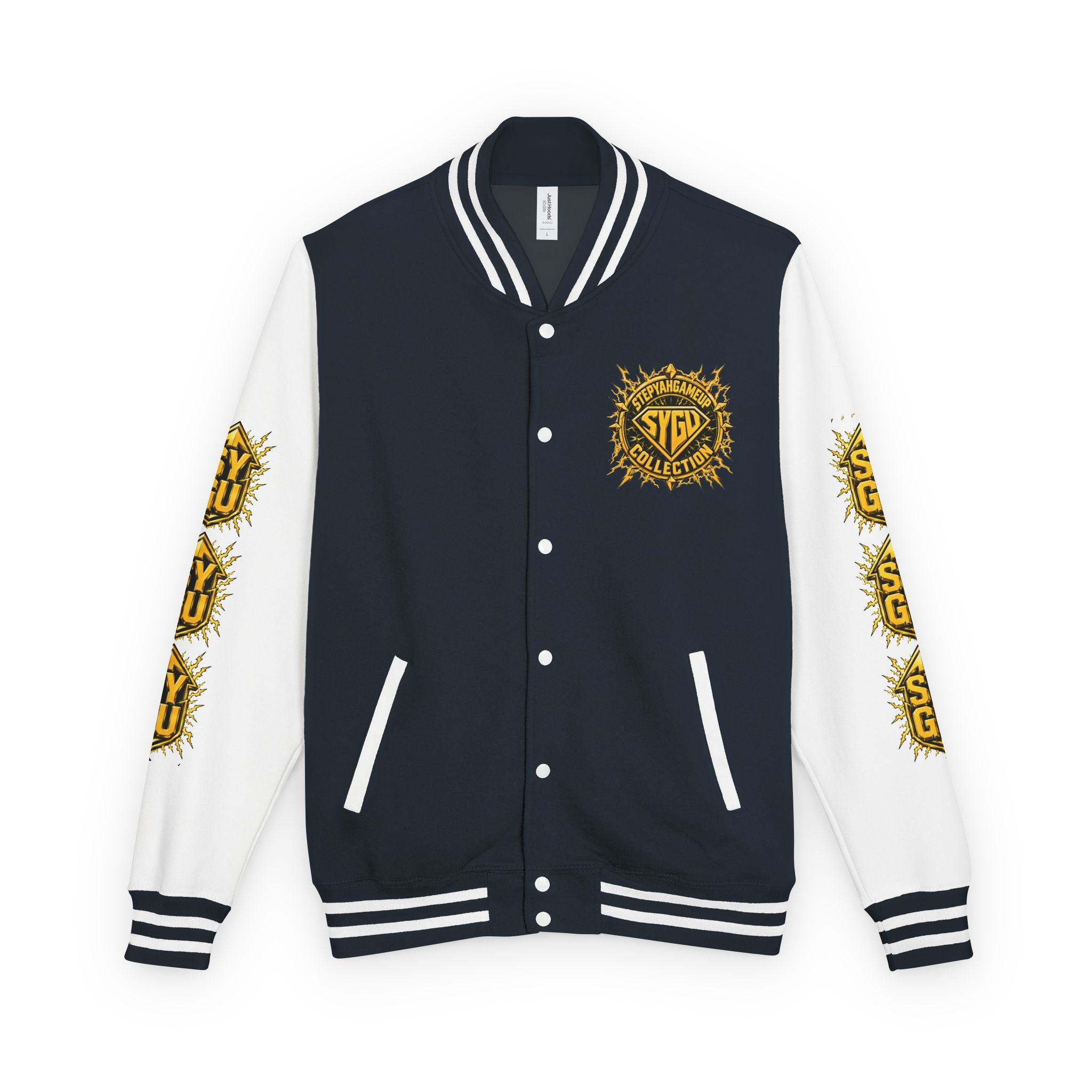 StepYahGameUp — Game On!!!! | Unisex Letterman Jacket