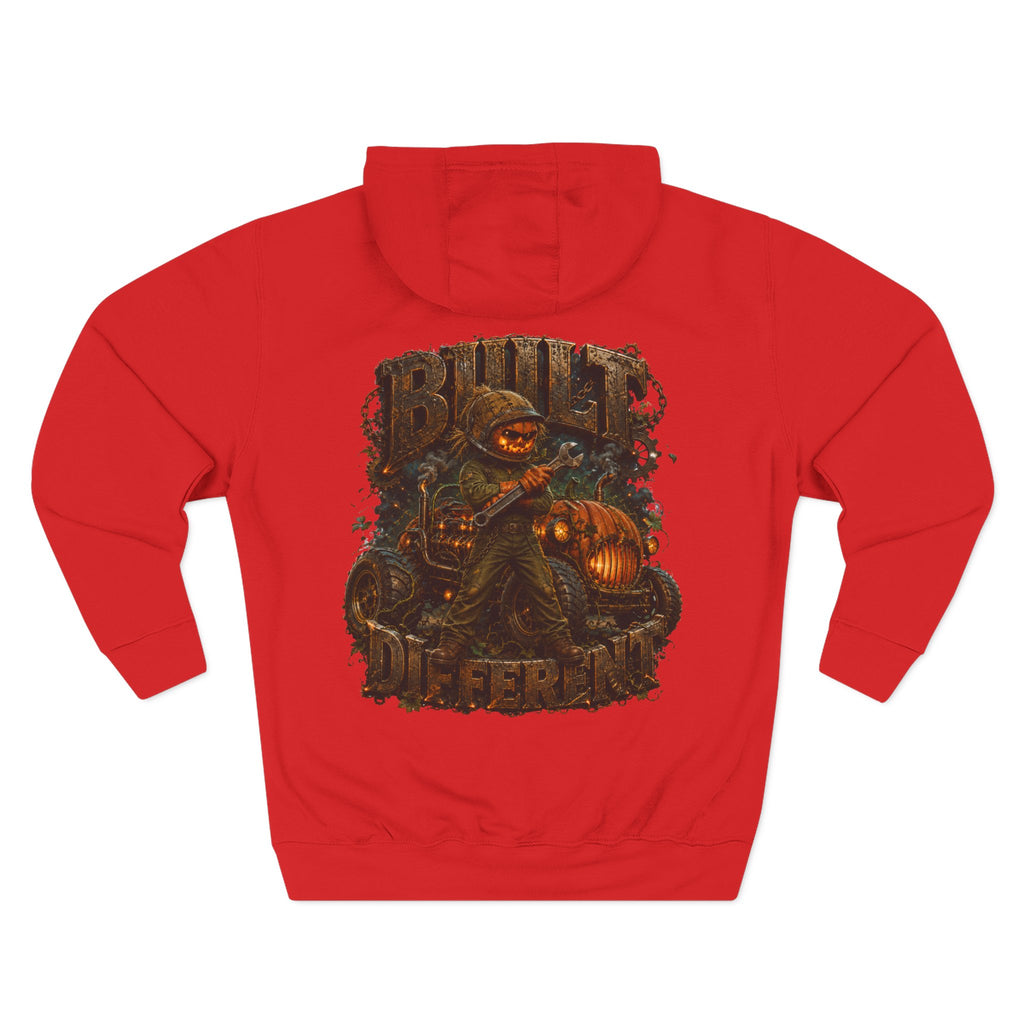 Built Different — Pumpkin Patch Mechanic Halloween Hoodie | Adult Unisex