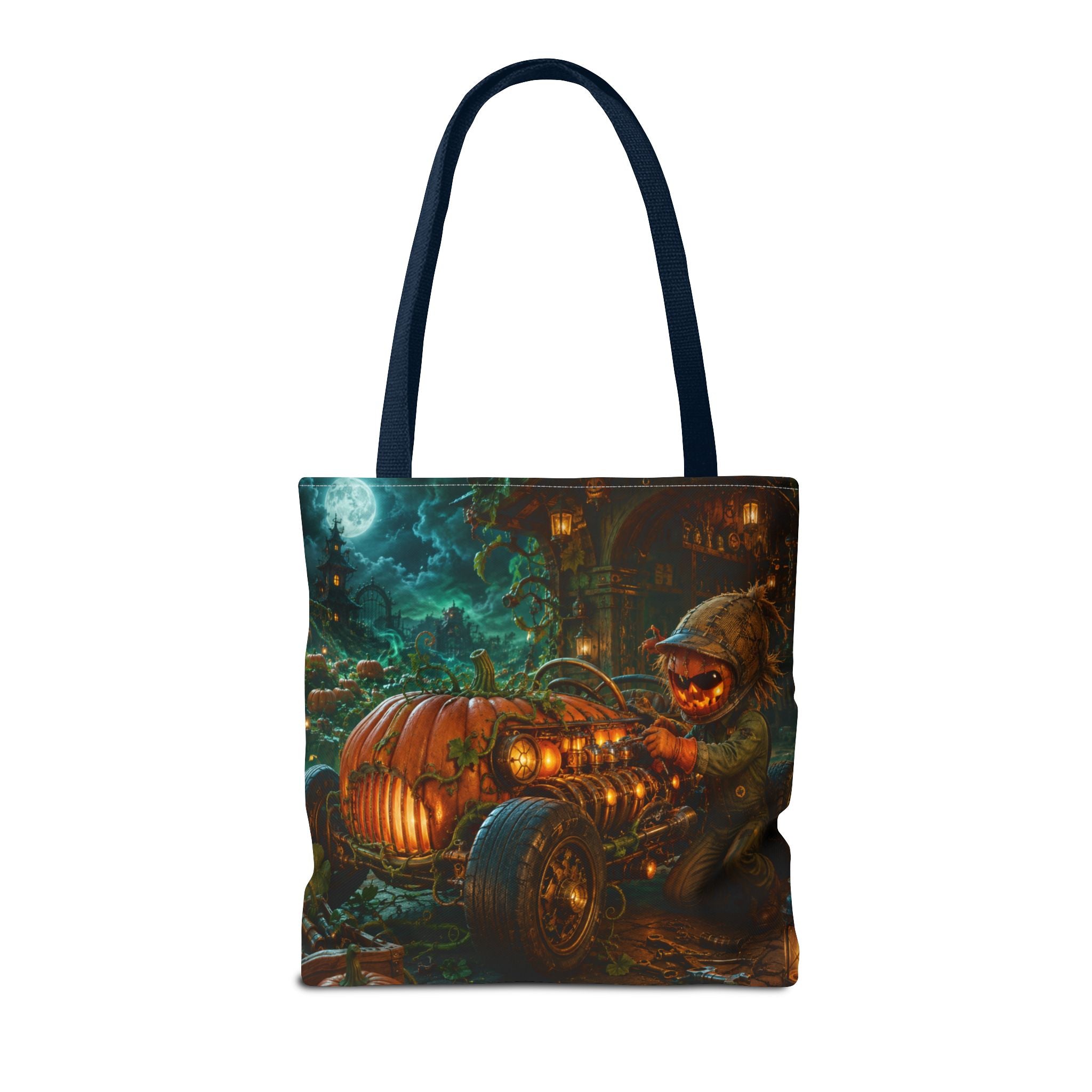 Halloween Tote Bag — Pumpkin Patch Mechanic