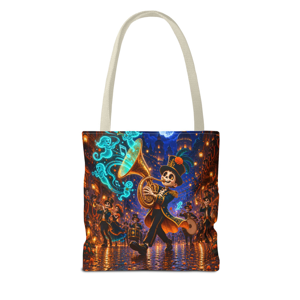 Halloween Tote Bag — Skeleton Brass Parade