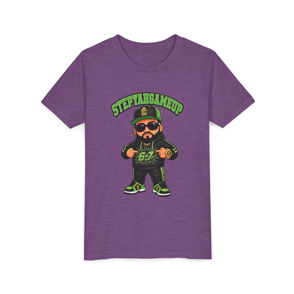 StepYahGameUp — Stumble Step 6-7 | Green Edition | Unisex Youth Tee