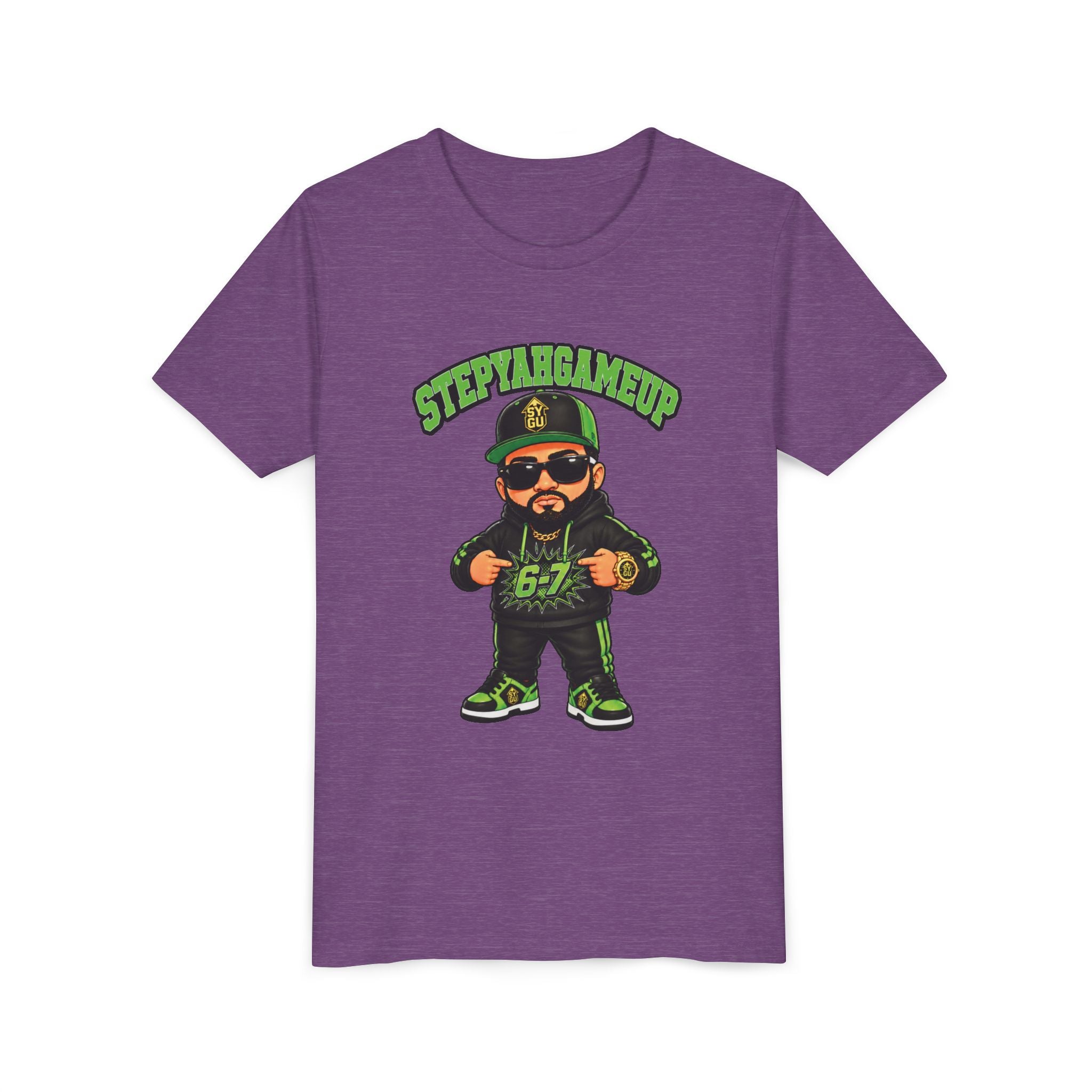 StepYahGameUp — Stumble Step 6-7 | Green Edition | Unisex Youth Tee