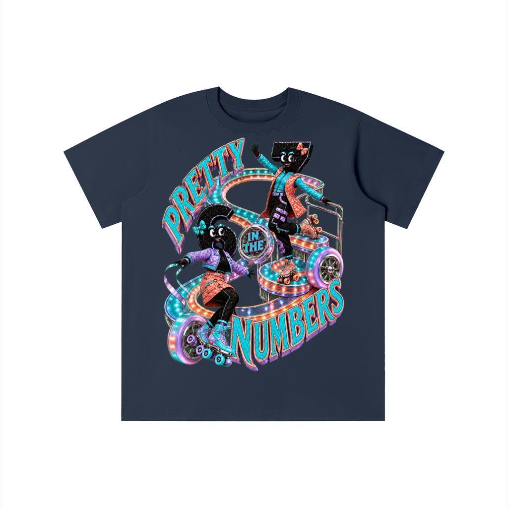 6-7 Street Mode™ Pretty in the Numbers Graphic T-Shirt - Youth Unisex Tee