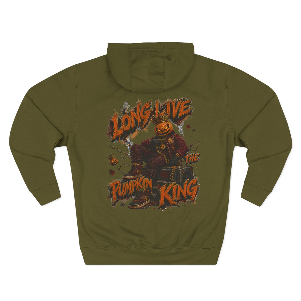 Long Live the Pumpkin King — Pumpkin Street Royalty Halloween Hoodie | Adult Unisex