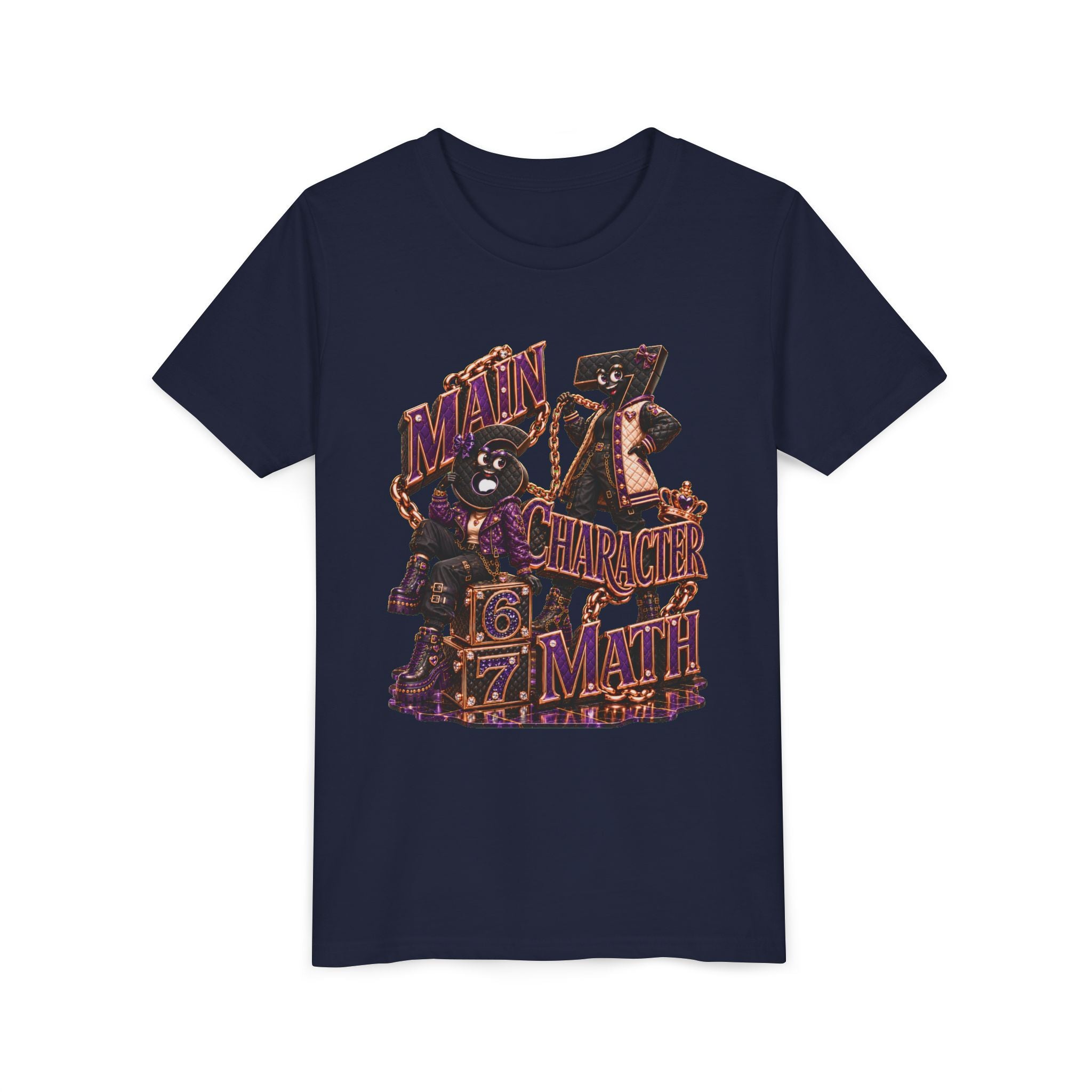 6-7: Main Character Math | Youth Unisex Tee