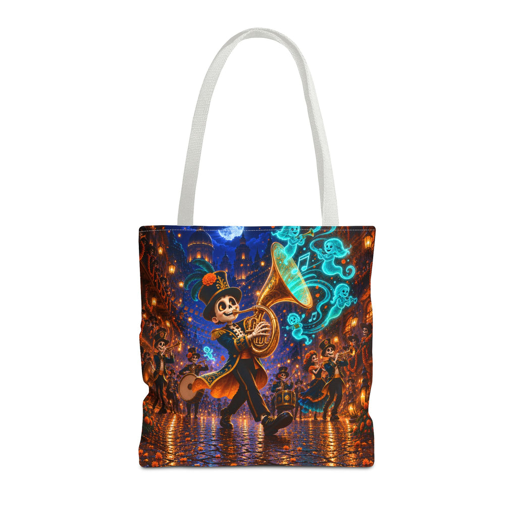 Halloween Tote Bag — Skeleton Brass Parade