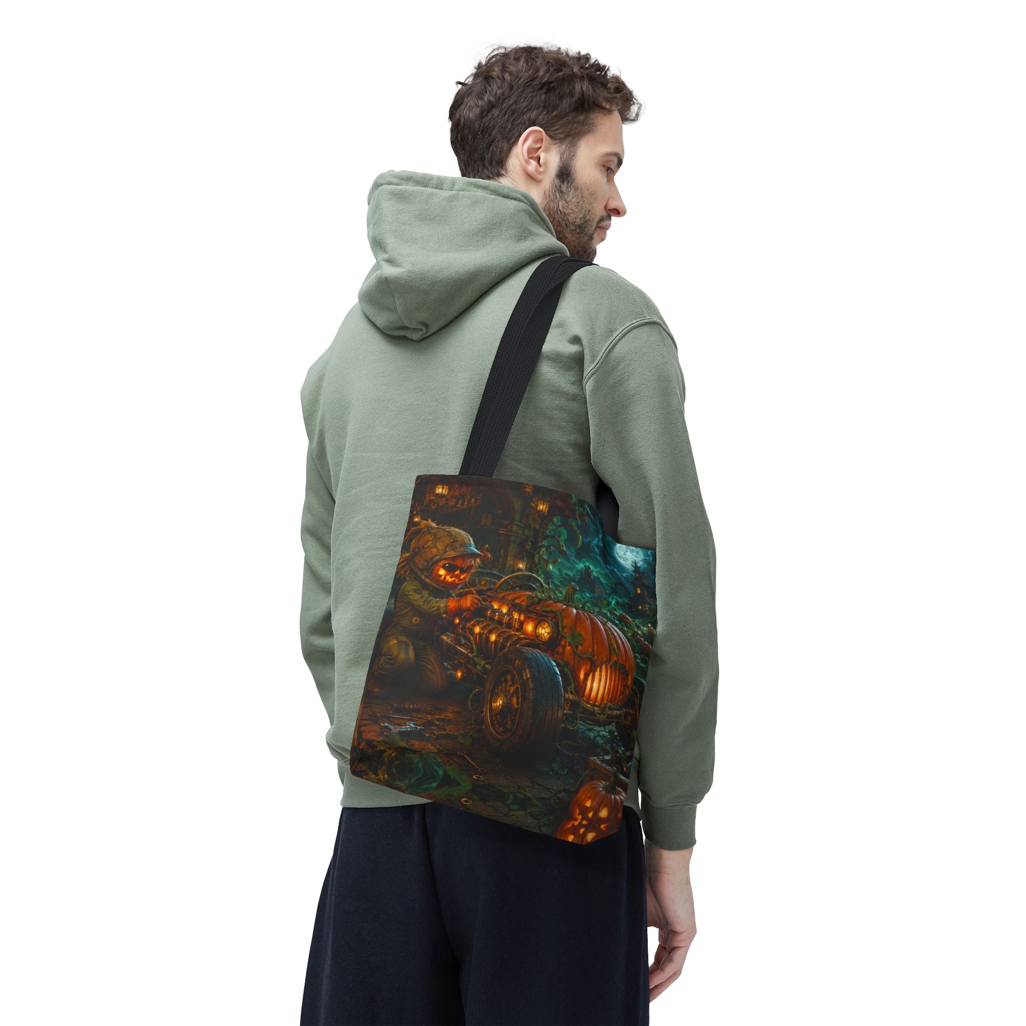 Halloween Tote Bag — Pumpkin Patch Mechanic
