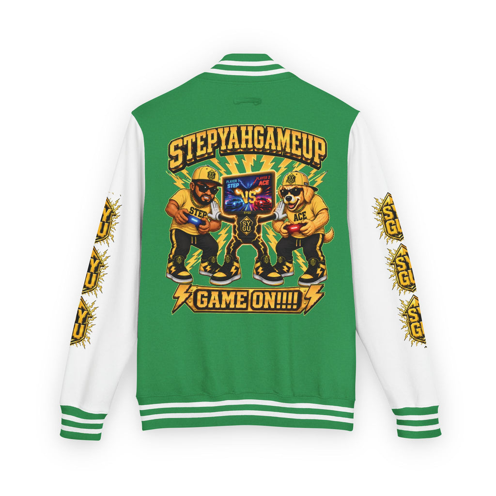 StepYahGameUp — Game On!!!! | Unisex Letterman Jacket