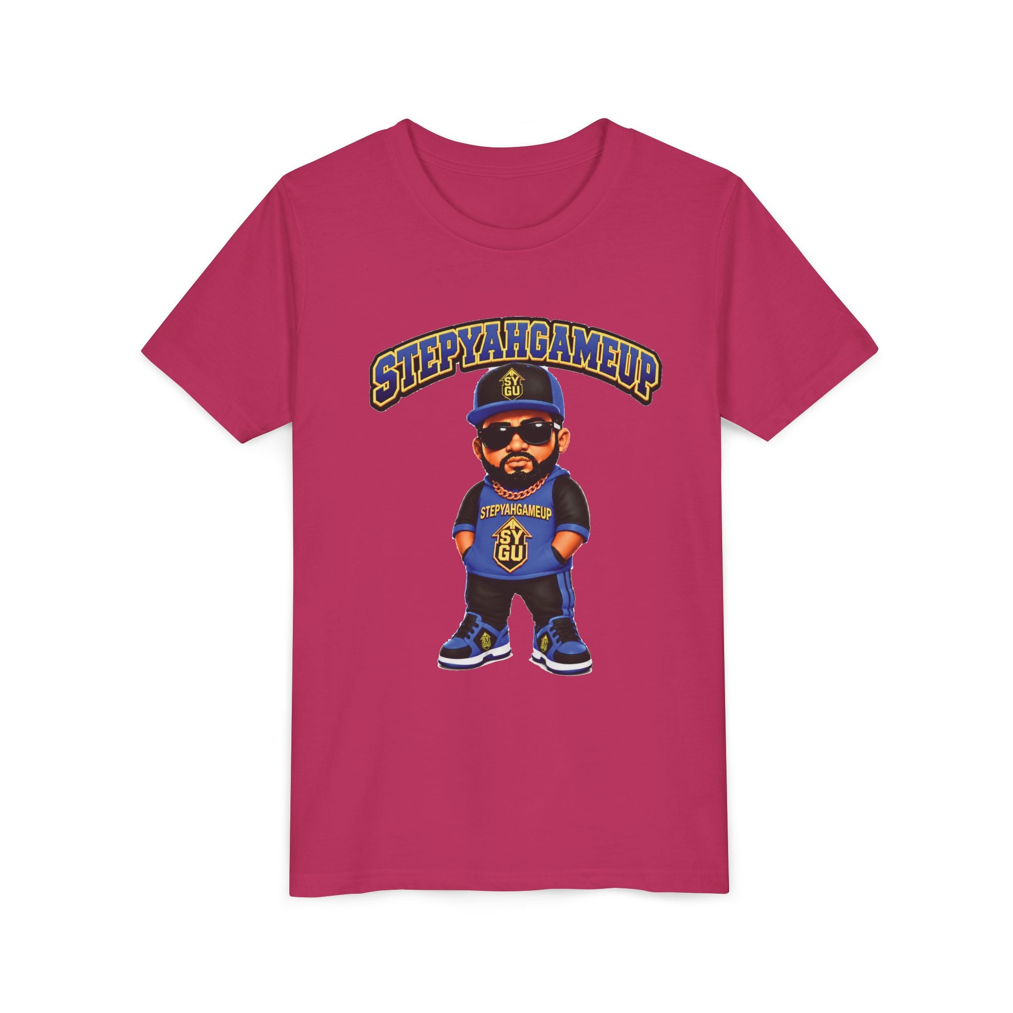StepYahGameUp — Stumble Step | Hands In Pockets | Unisex Youth Tee