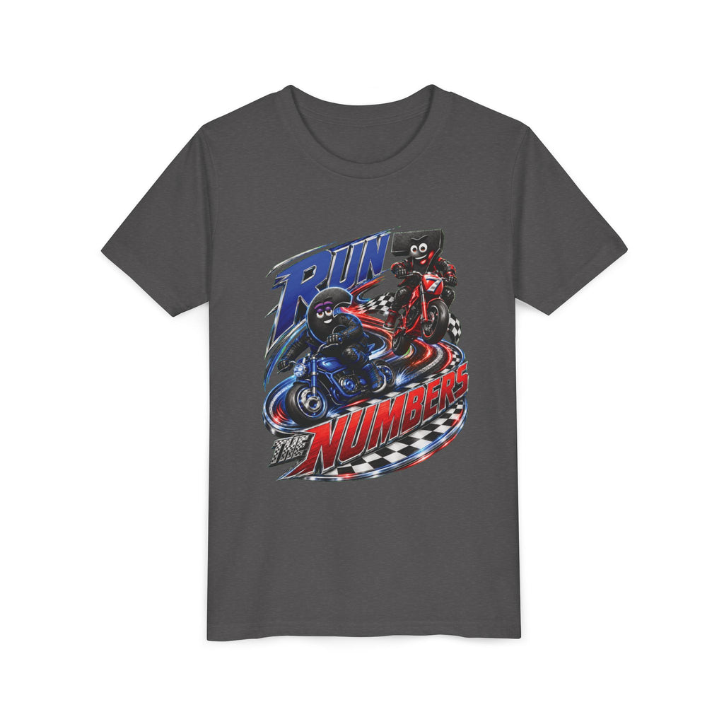 Title: 6-7: Run the Numbers | Youth Unisex Tee