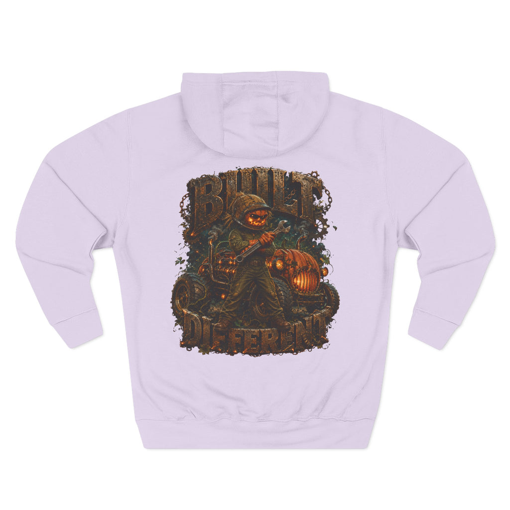 Built Different — Pumpkin Patch Mechanic Halloween Hoodie | Adult Unisex