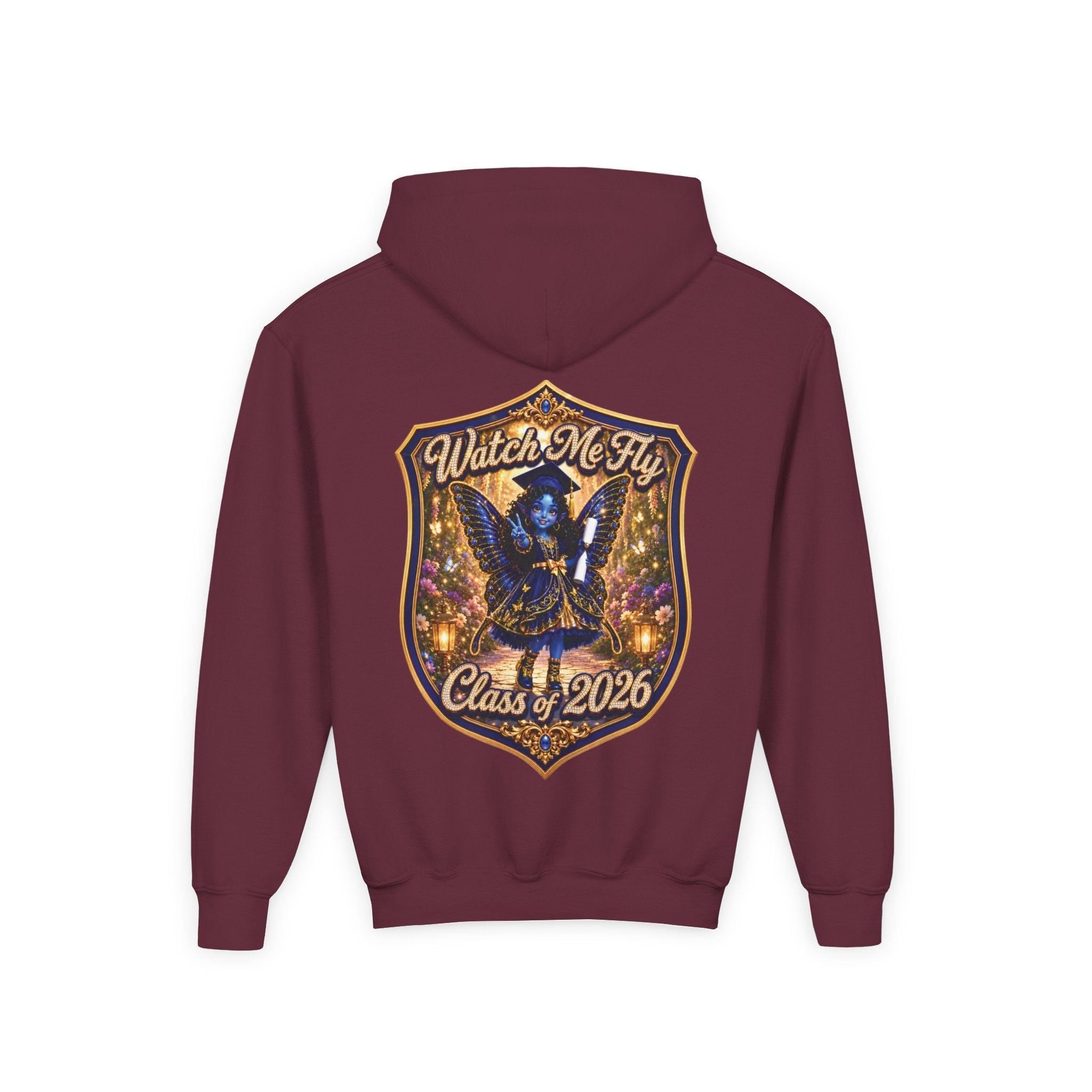 Little Aurelia Unisex  Youth Hoodie — Watch Me Fly